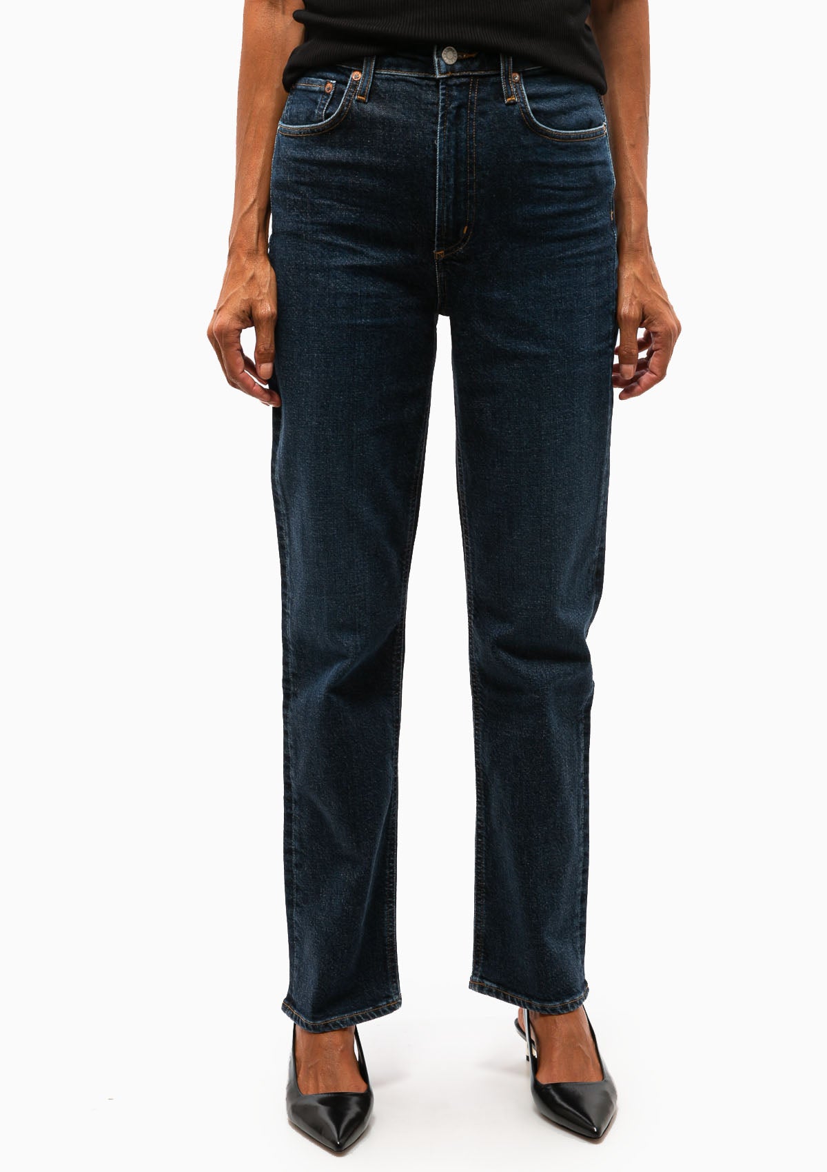 High quality Agolde charlotte boyfriend slim denim