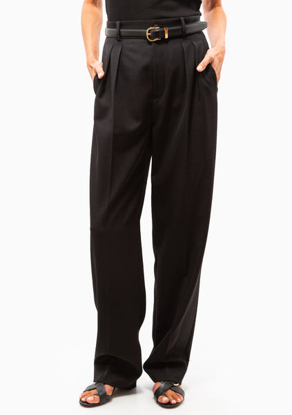 NILI LOTAN | Etienne Pleated Pant | Black – DIANI