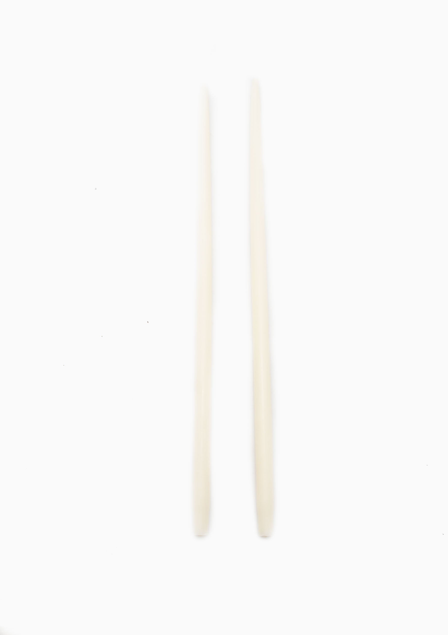 24" Taper Candles Pair | Ivory