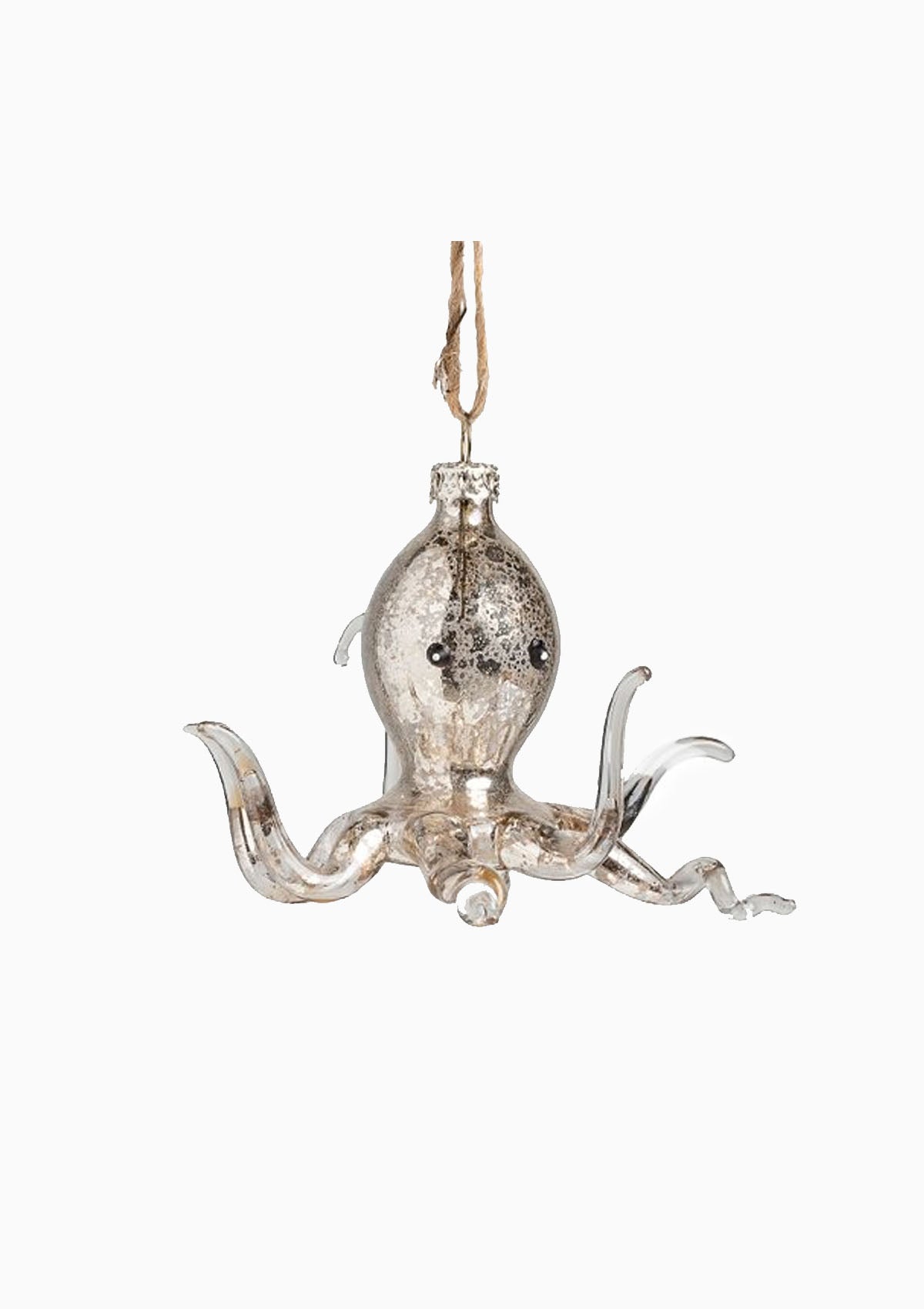 Baby Octopus Glass Ornament