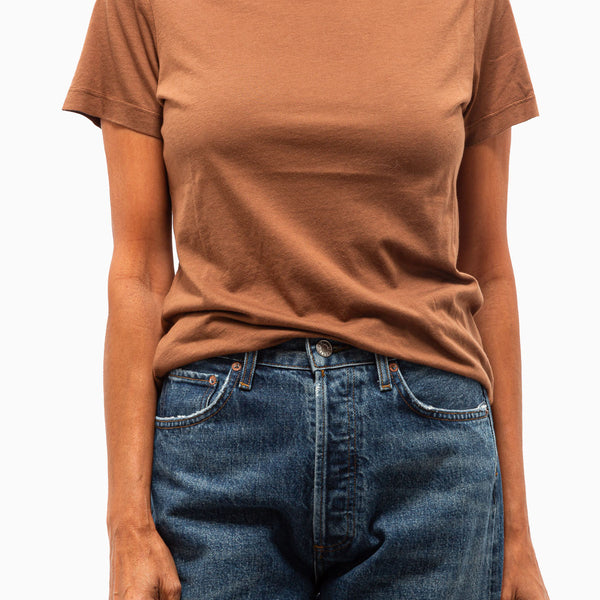 AGOLDE Annise Slim Tee Beeswax DIANI