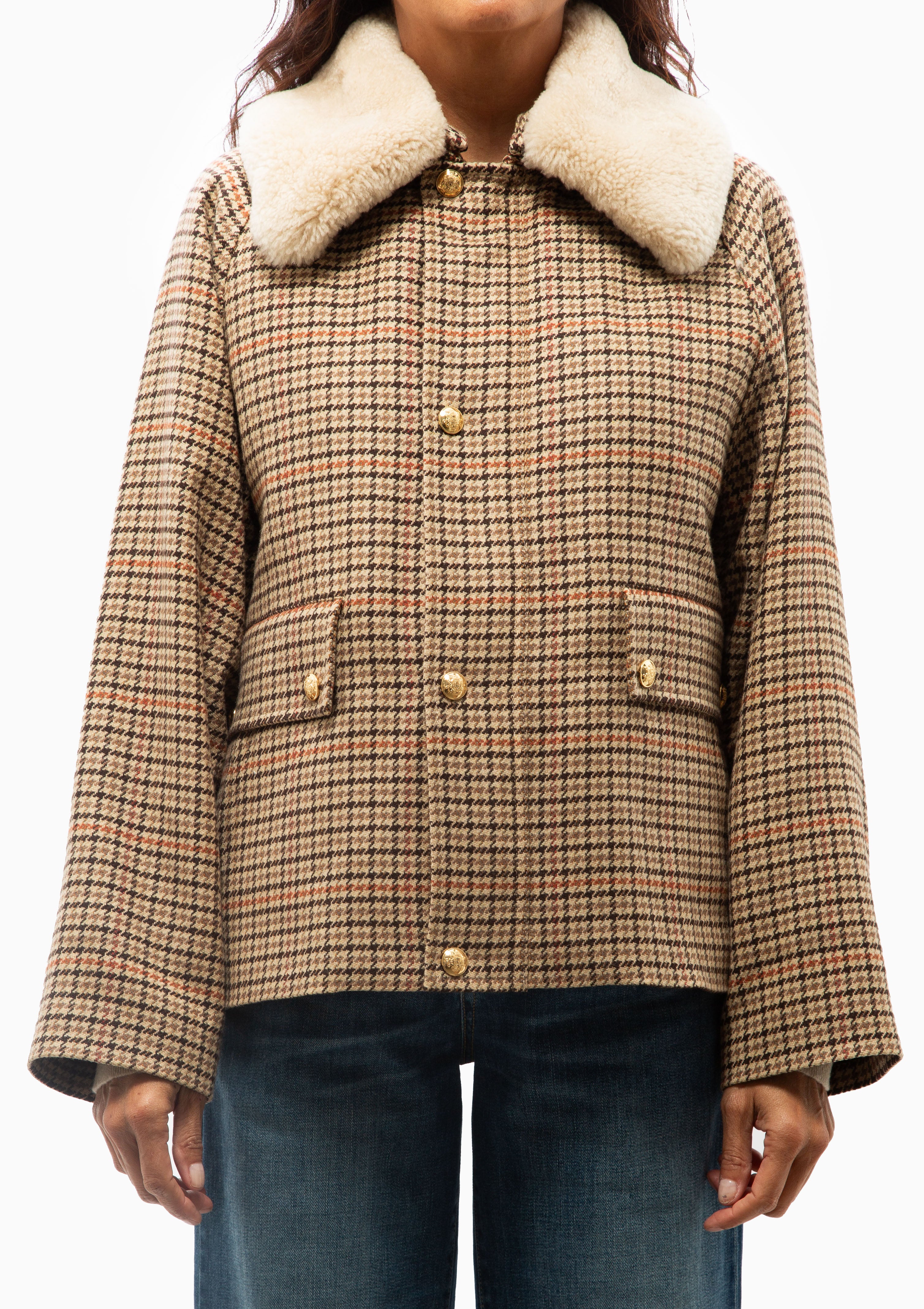 Apolin Parka | Large Oak Check