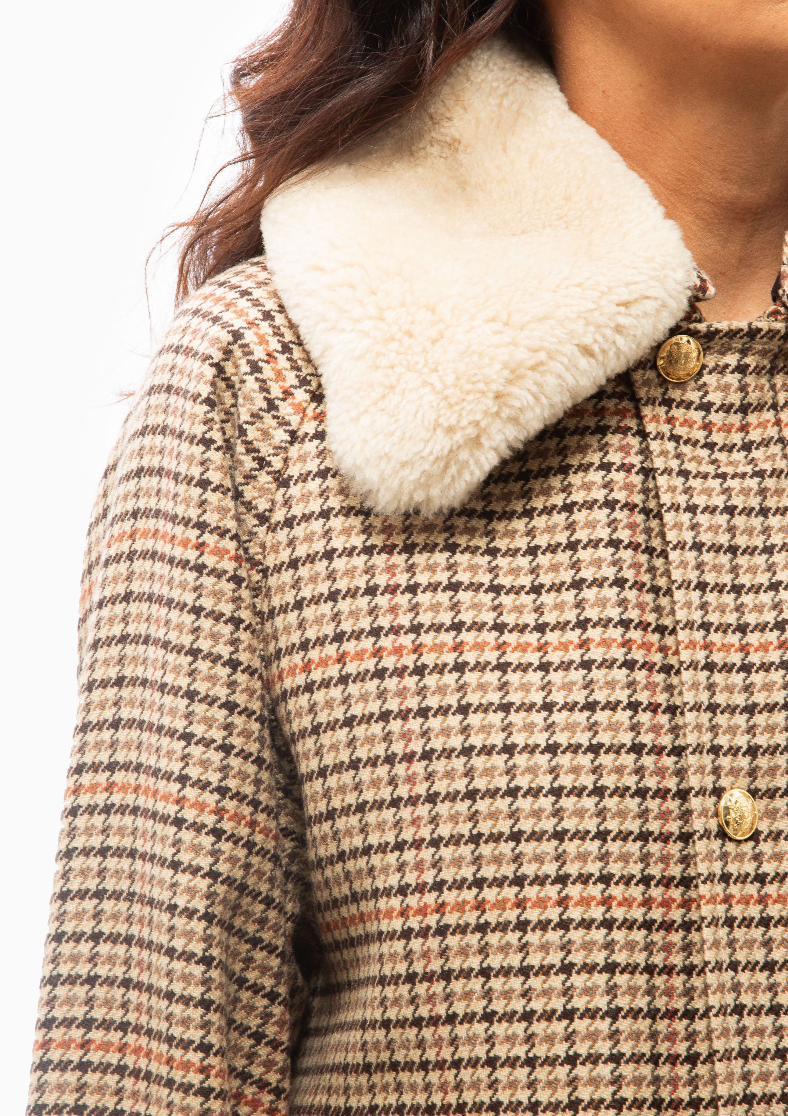 Apolin Parka | Large Oak Check