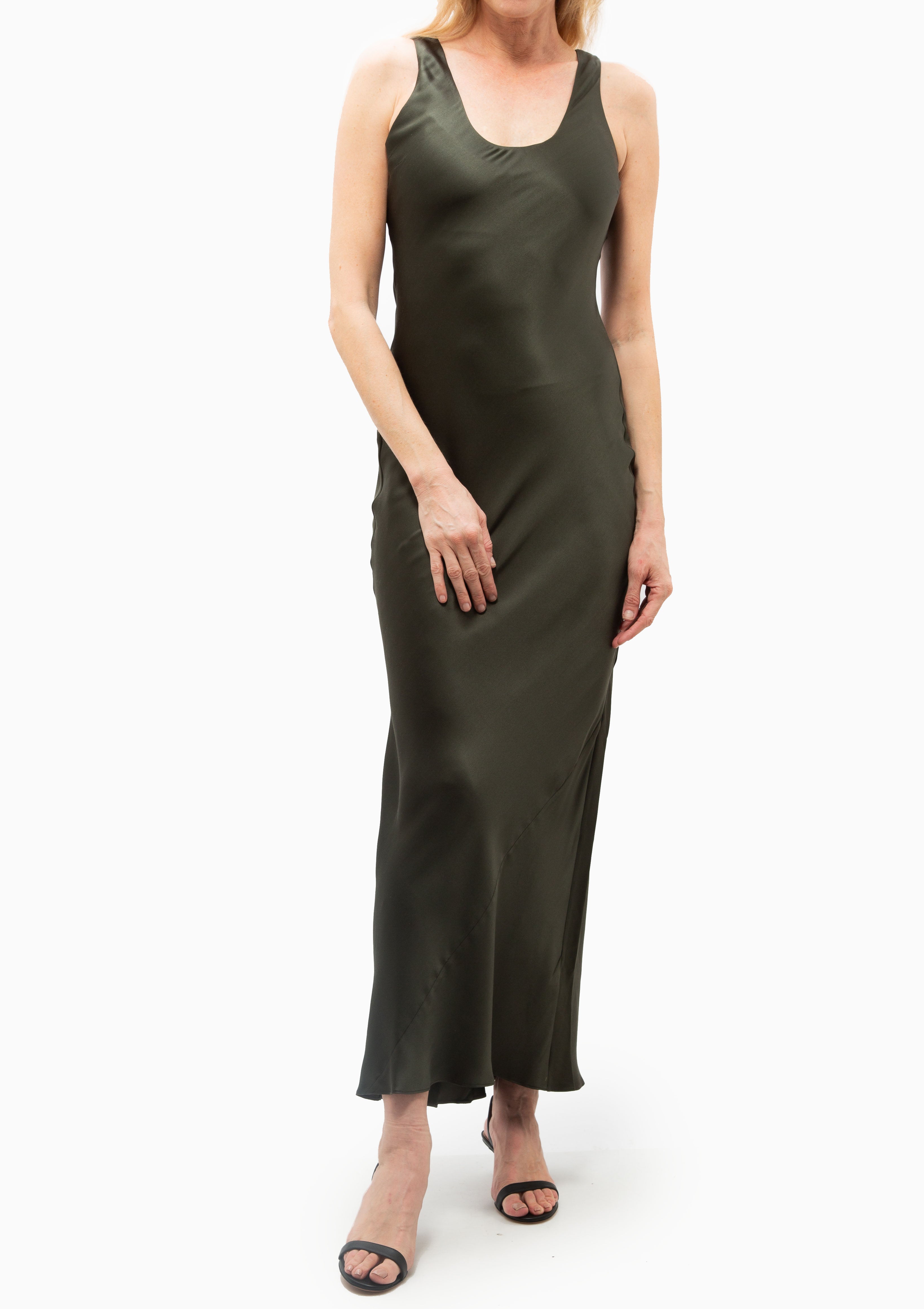 Camille Dress | Dark Olive