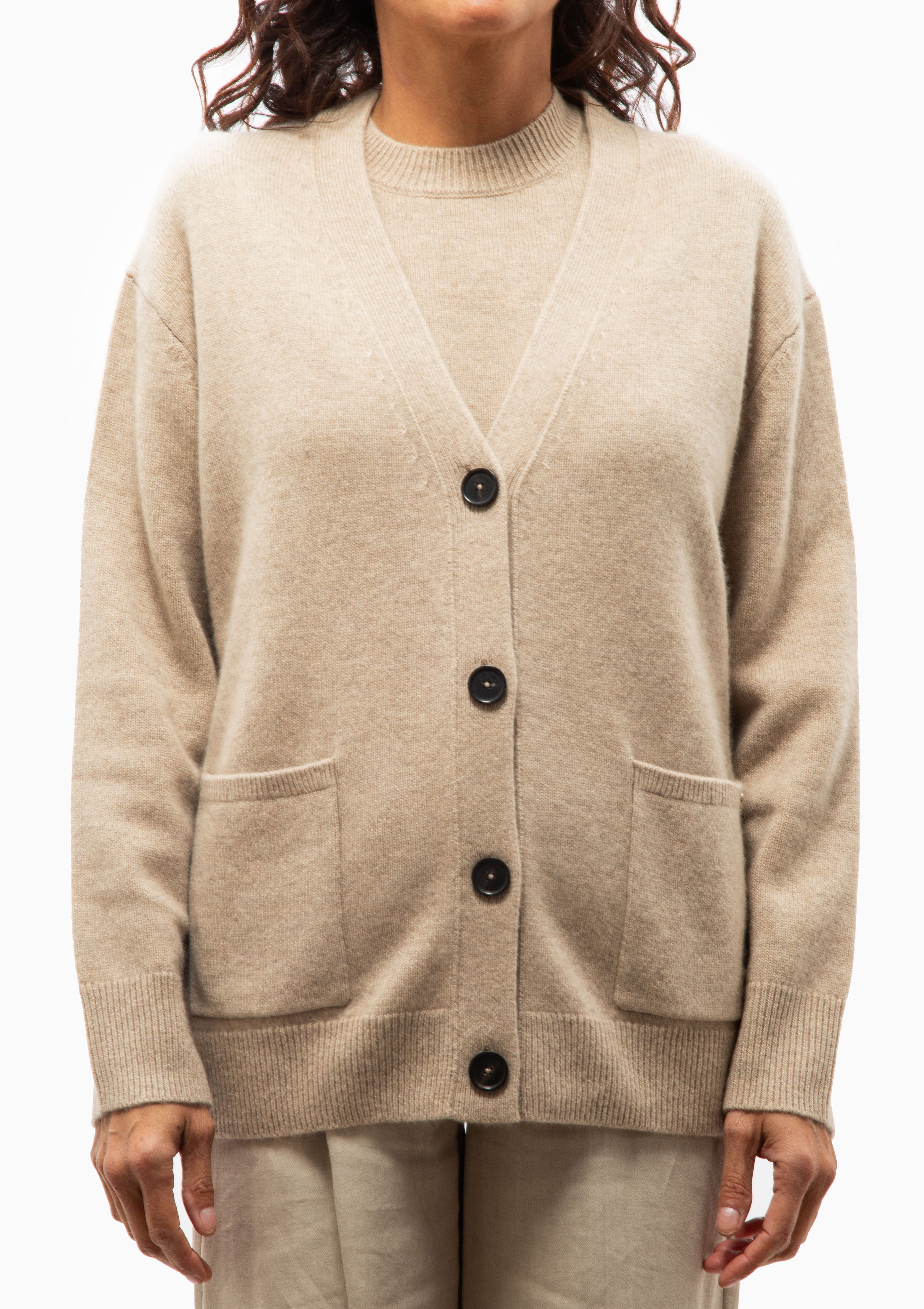 Jackson Cardigan | Brown Cashmere