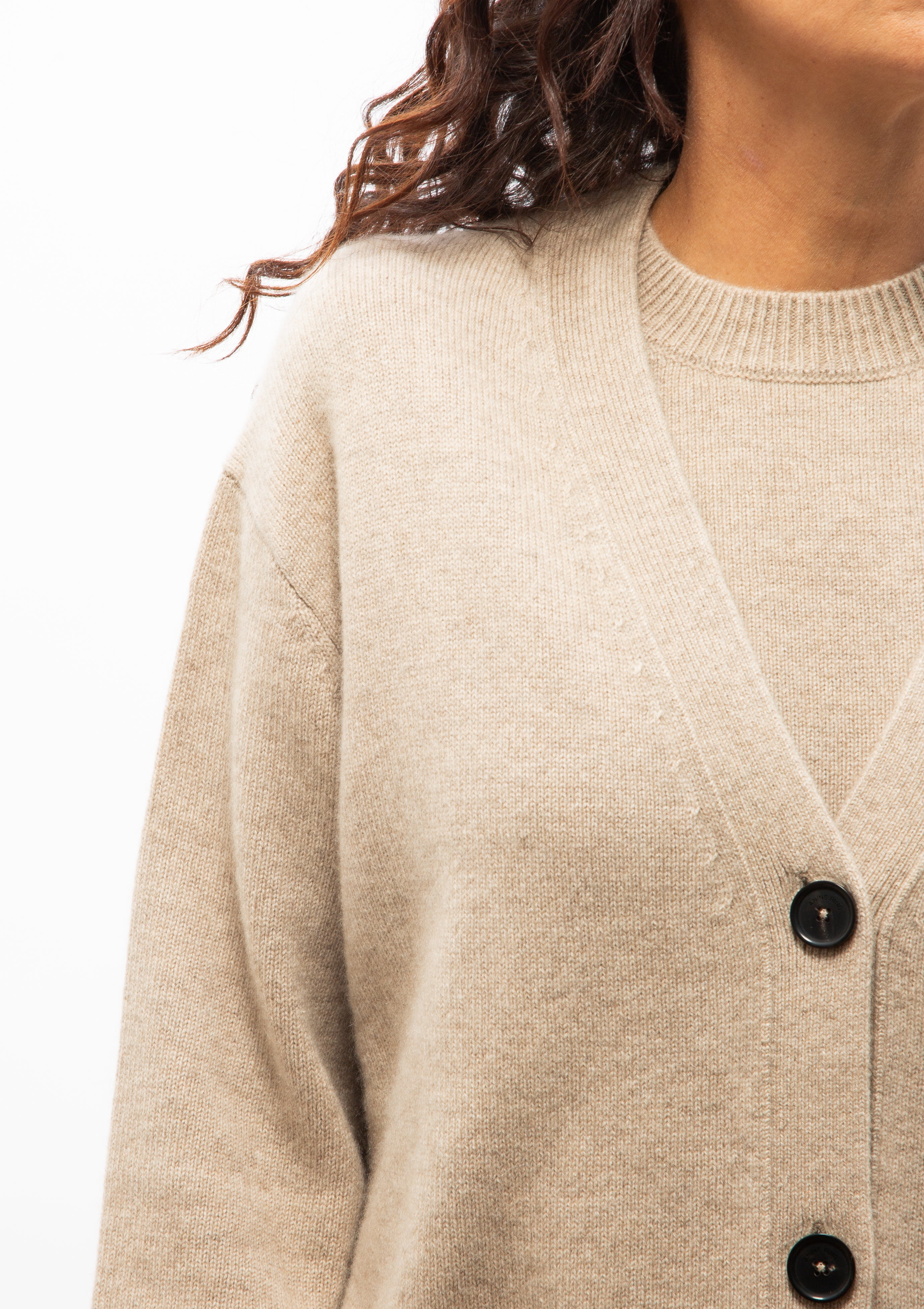 Jackson Cardigan | Brown Cashmere