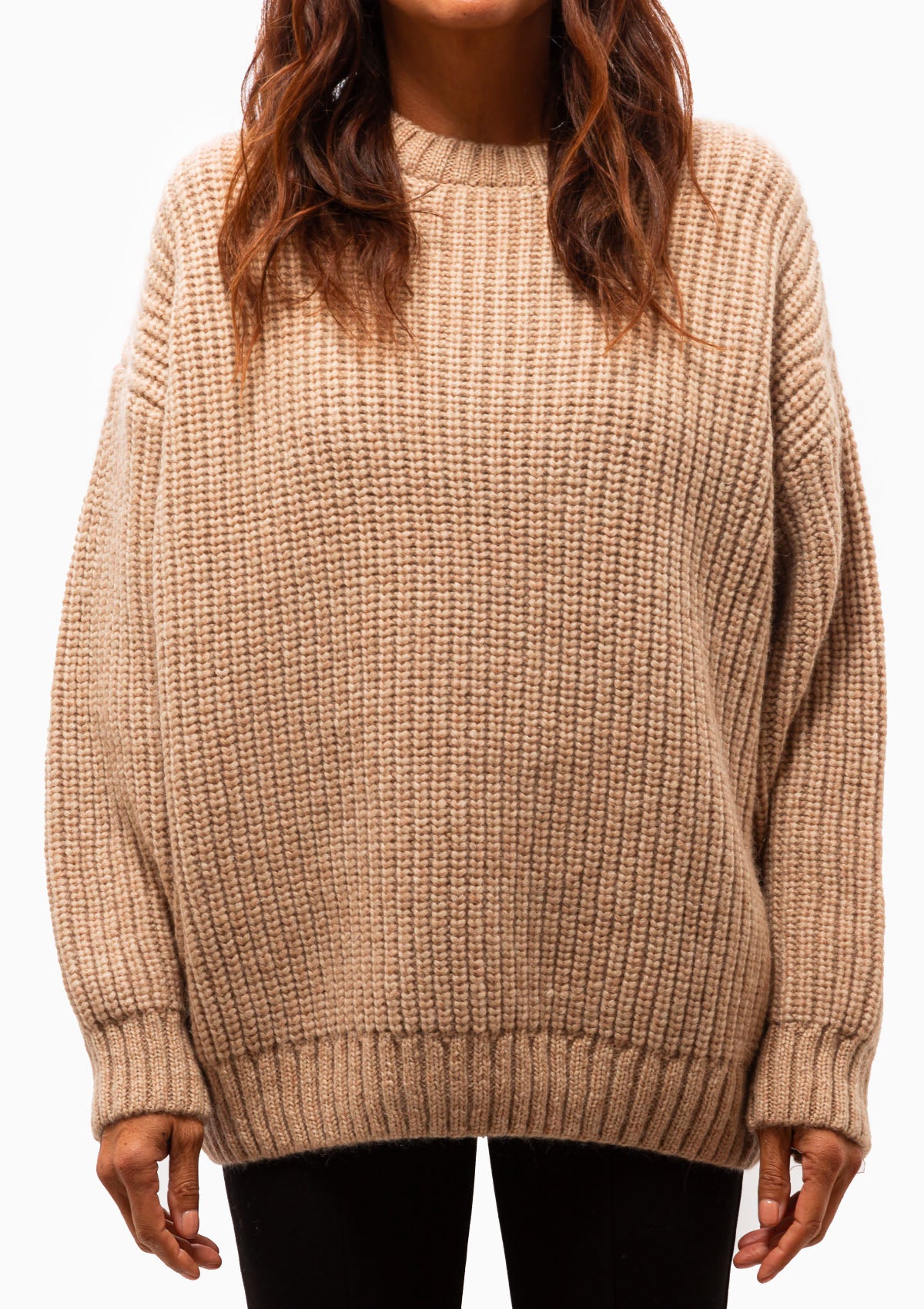 Sydney Crew Sweater | Camel