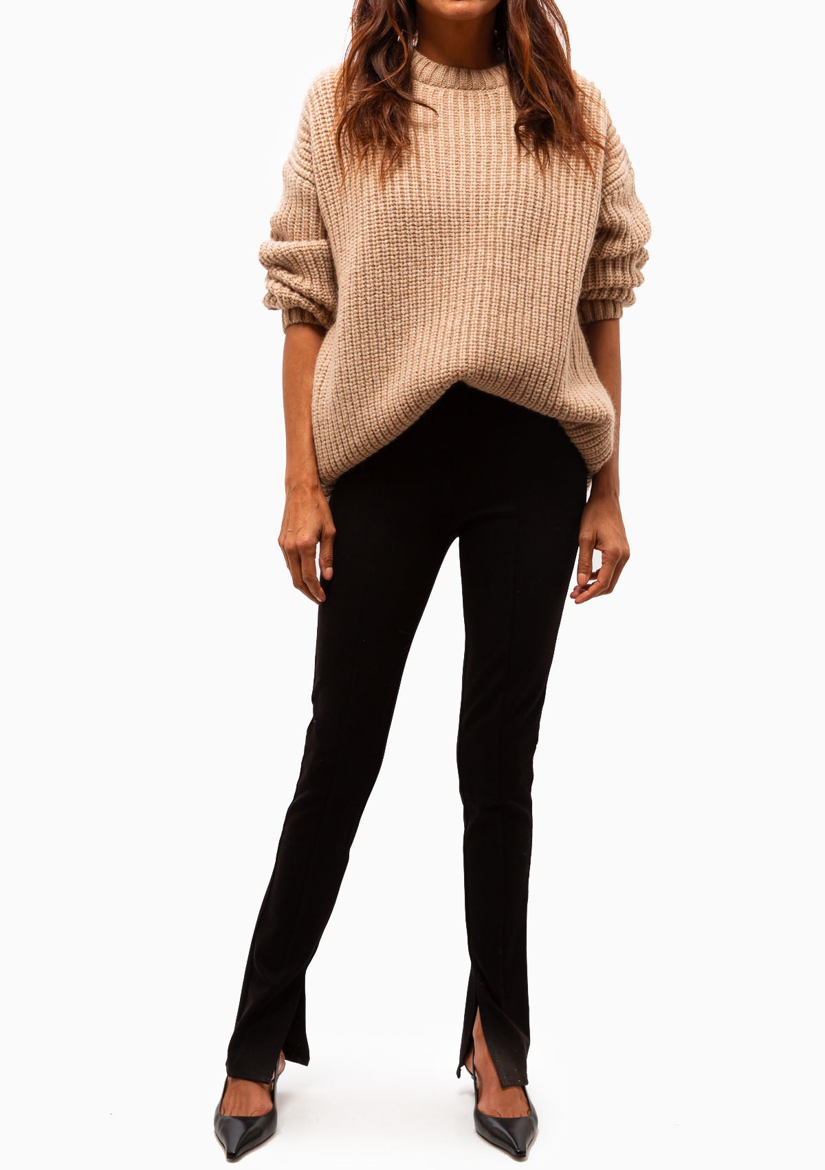 Sydney Crew Sweater | Camel