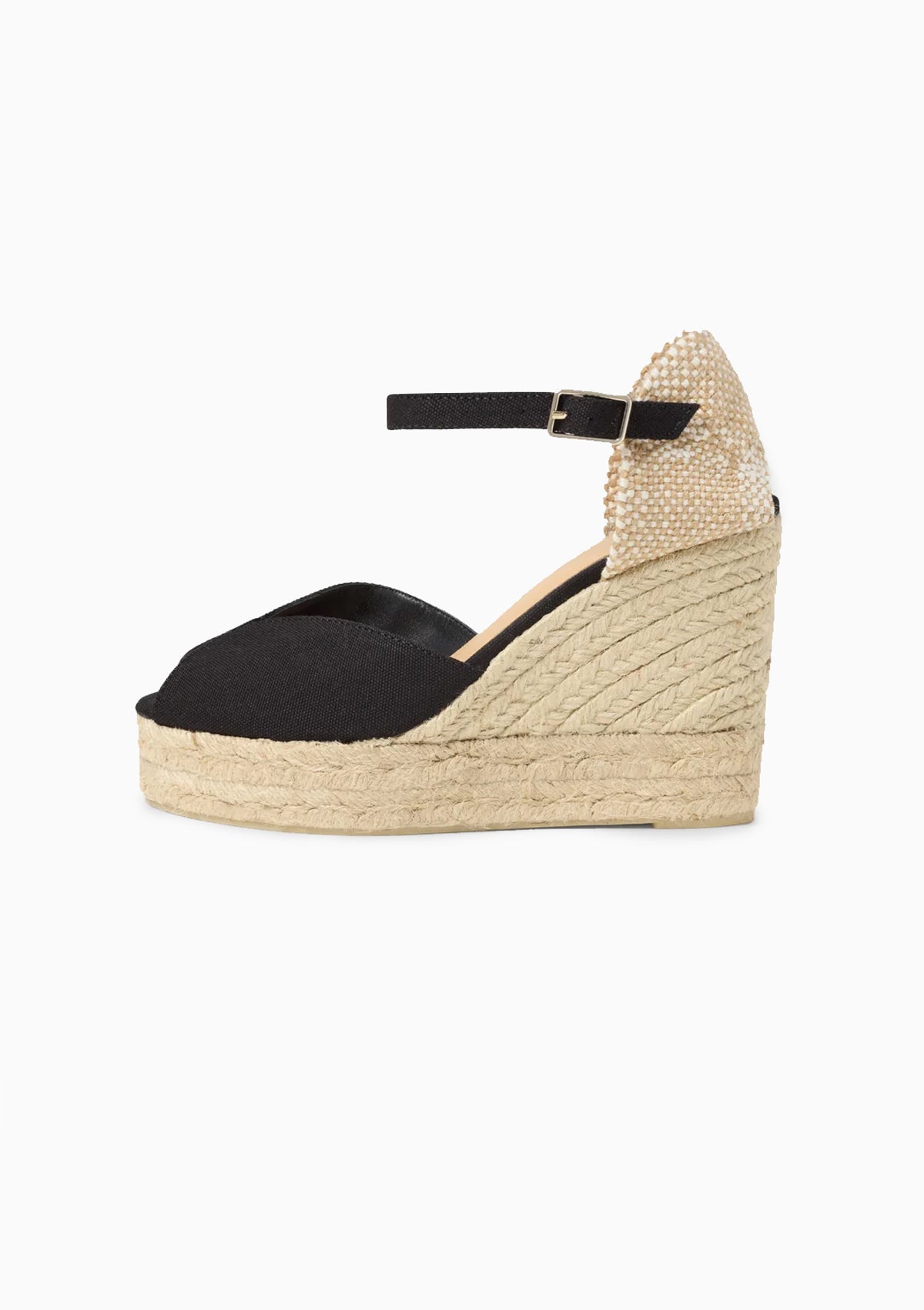 Bianca Canvas Wedge 4" | Black