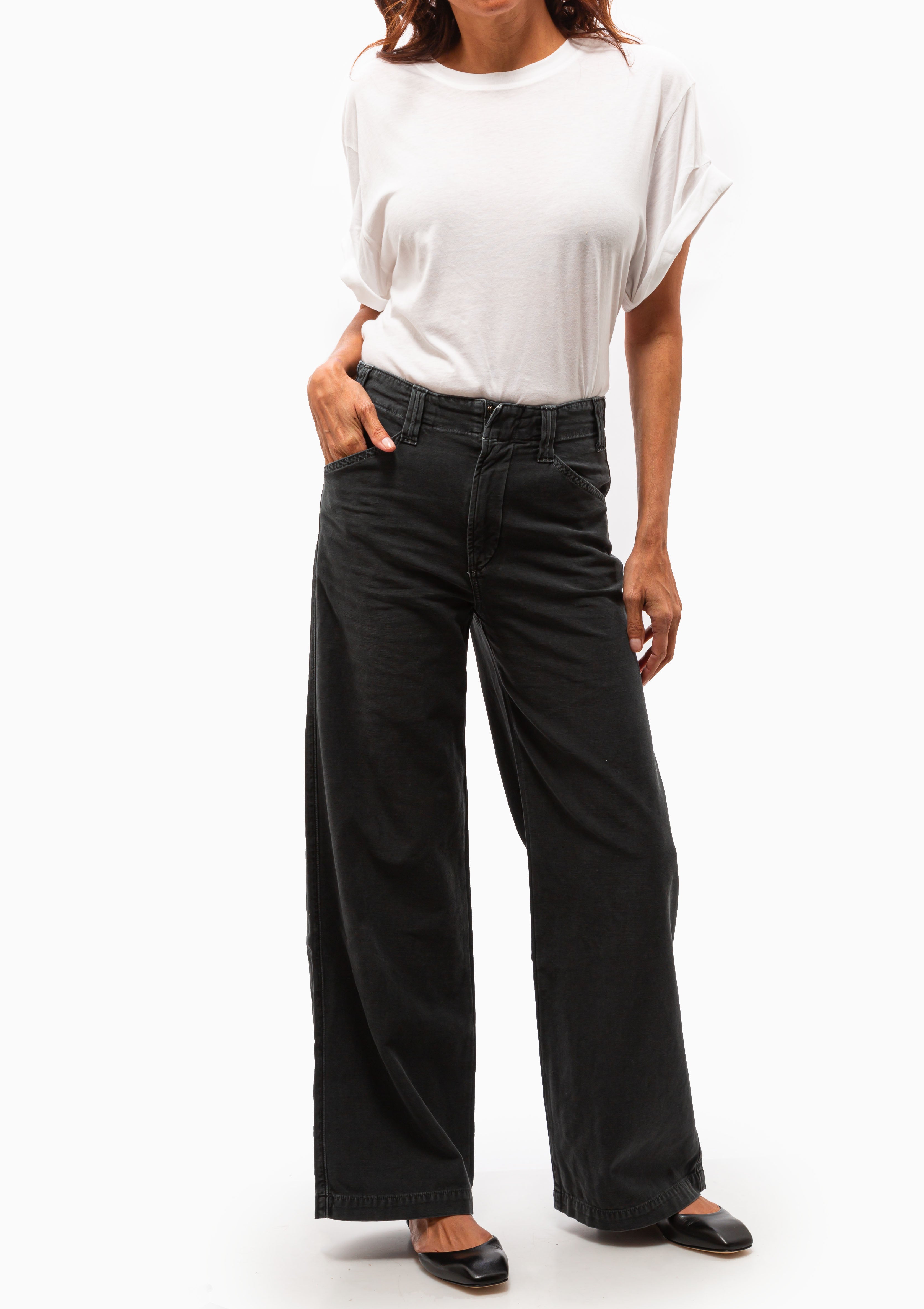 Paloma Utility Trouser | Washed Black