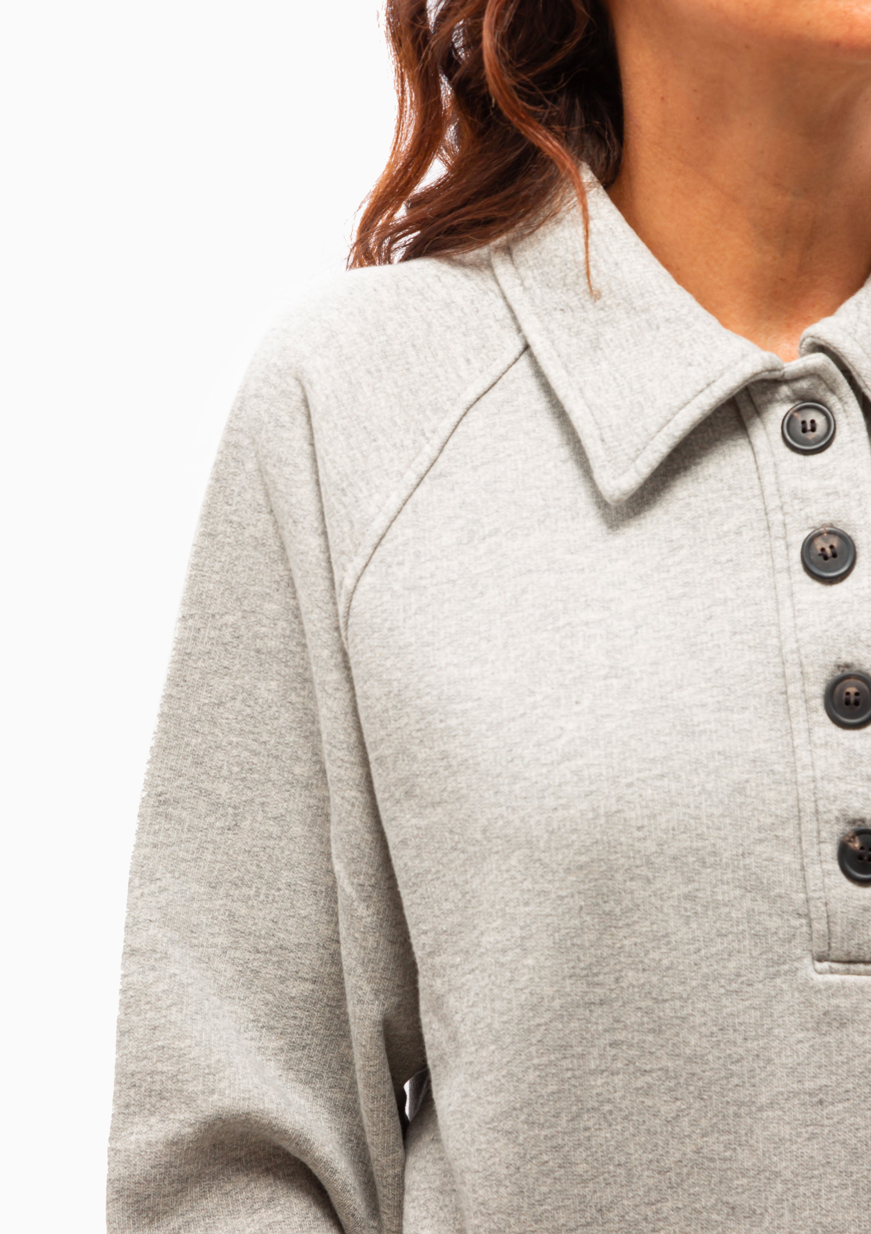 Phoebe Pullover | Heather Grey