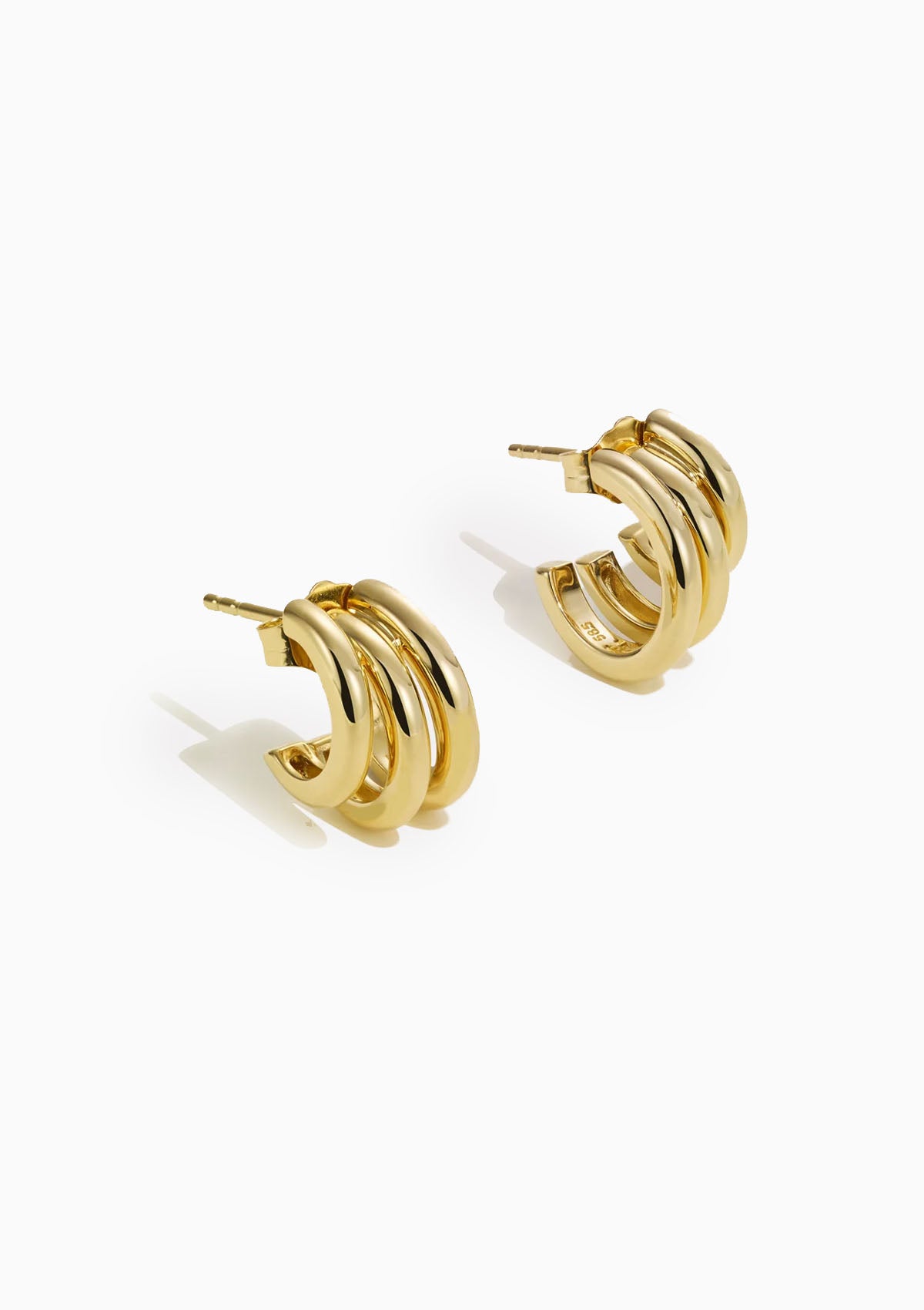 Classic Earring Stack | Gold