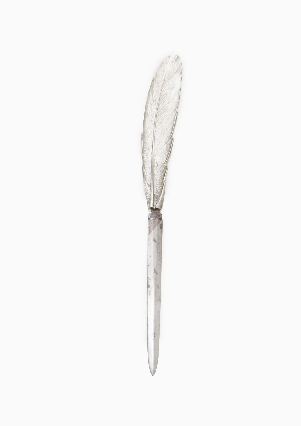 Feather Letter Opener | Pewter