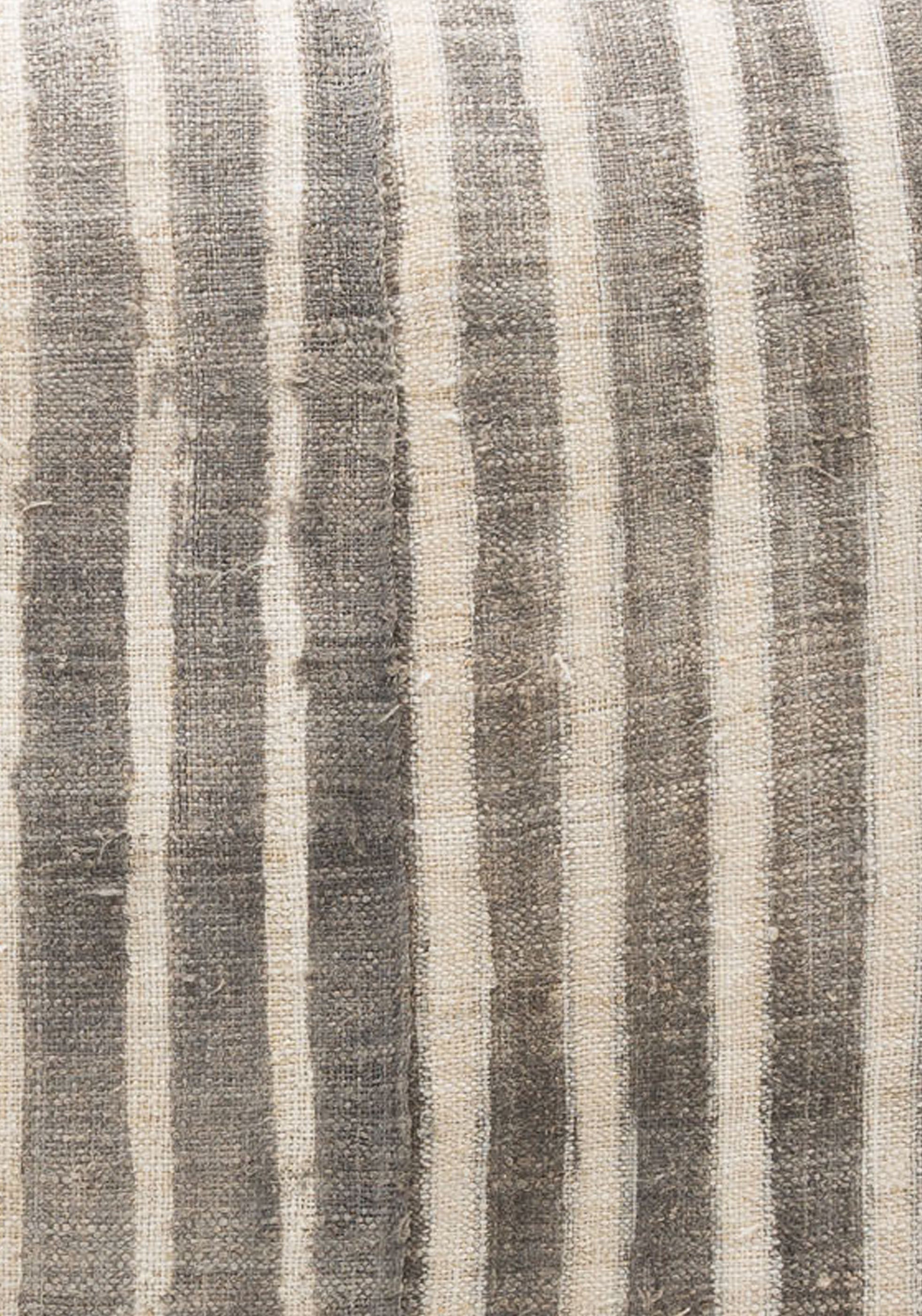 Grey Batik Vertical Striped Cushion | 22" x 22"