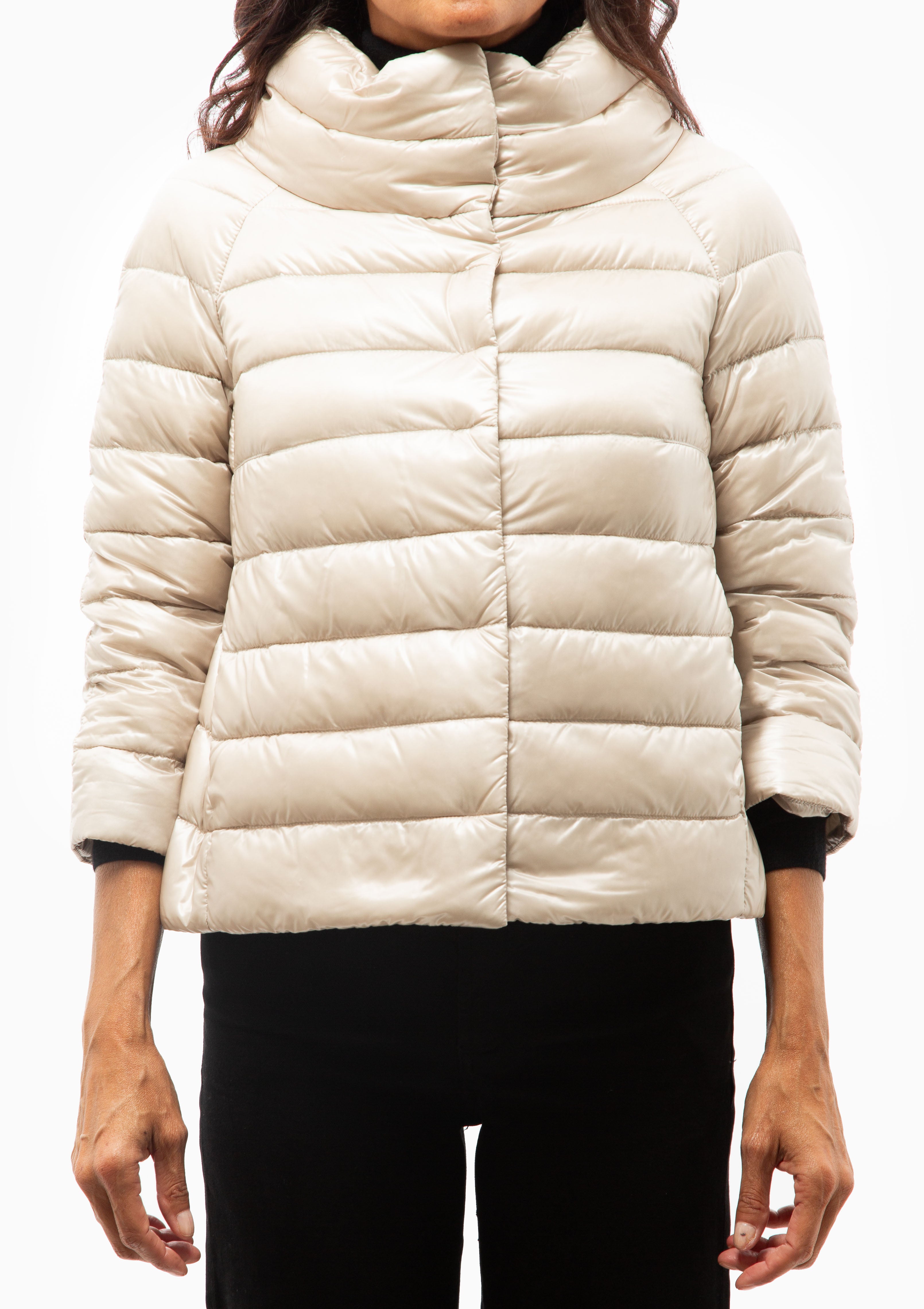 Classic Nylon Sofia 3/4 Sleeve Jacket | Chantilly