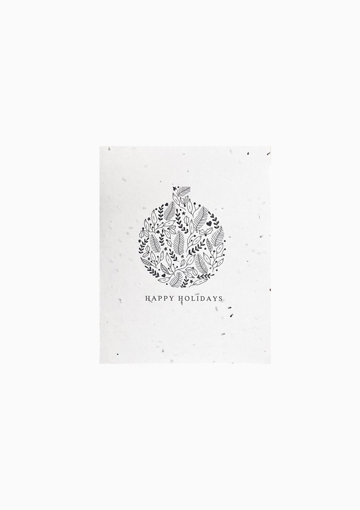 Holiday Ornament Plantable Greeting Card