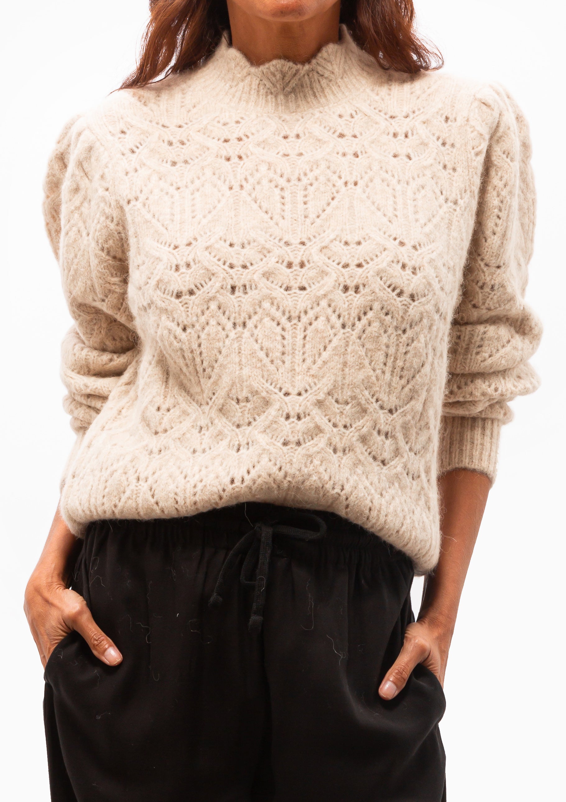 Galini Pullover | Light Beige