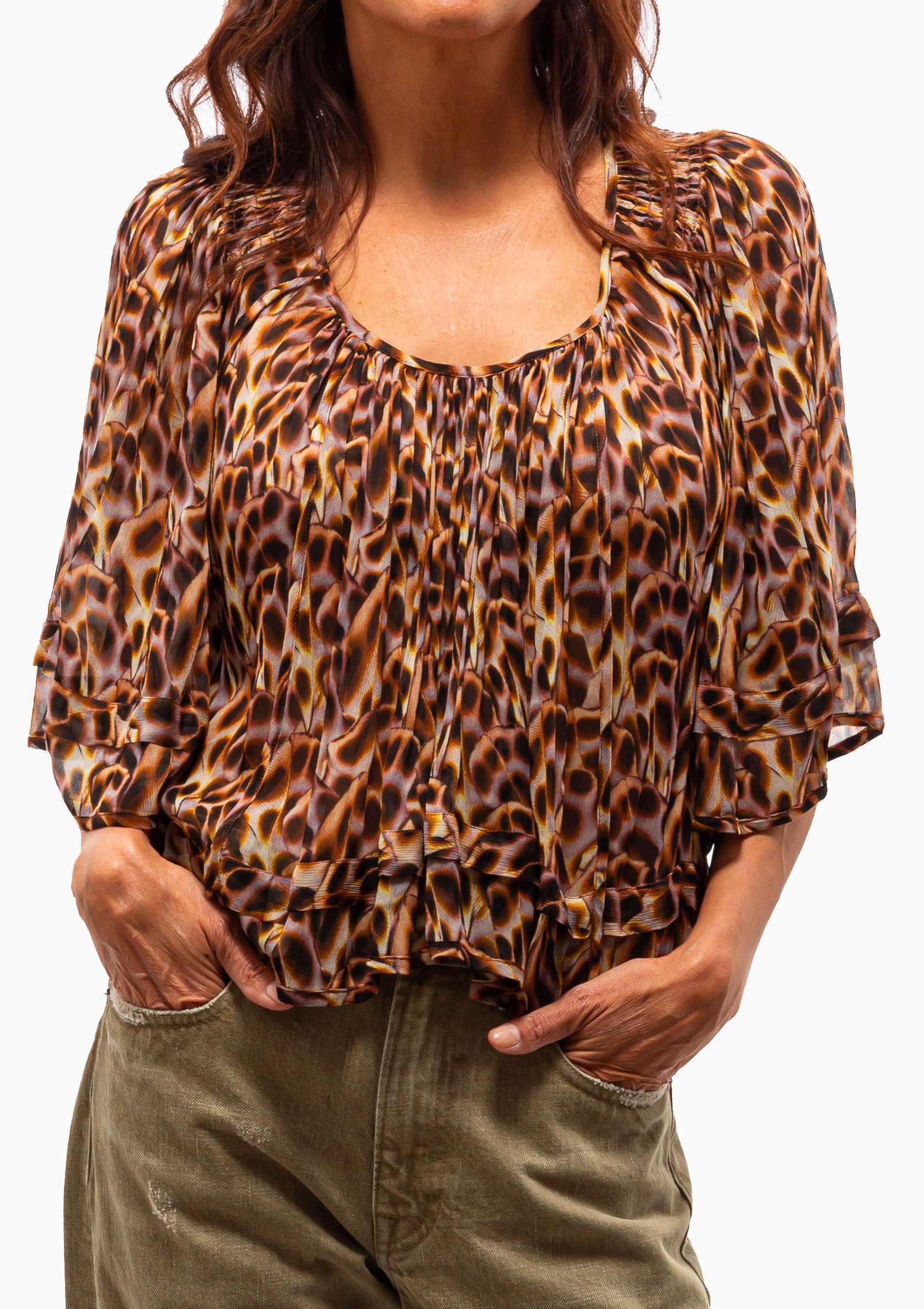 Roxini Top | Ochre