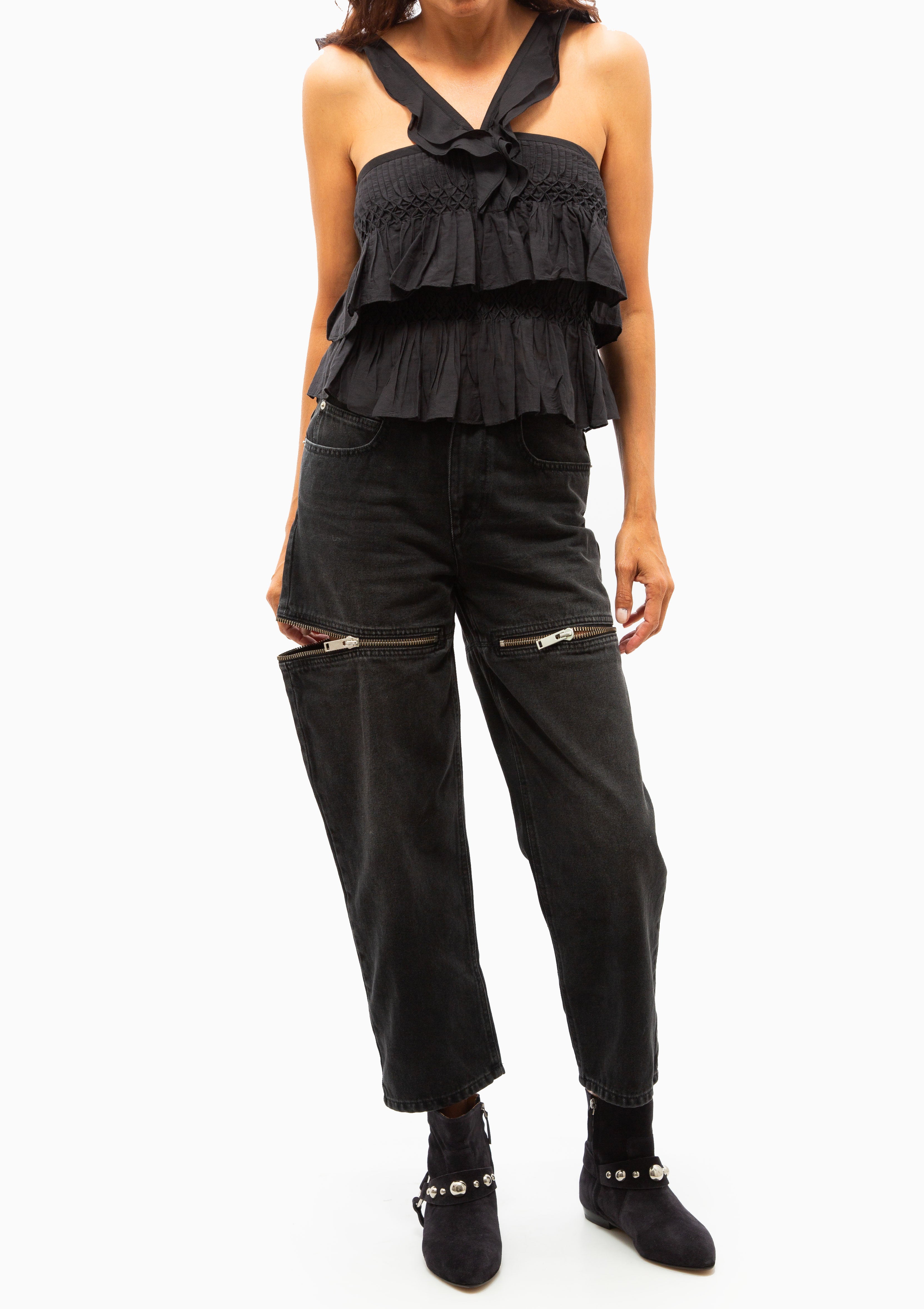 Salia Pant | Faded Black