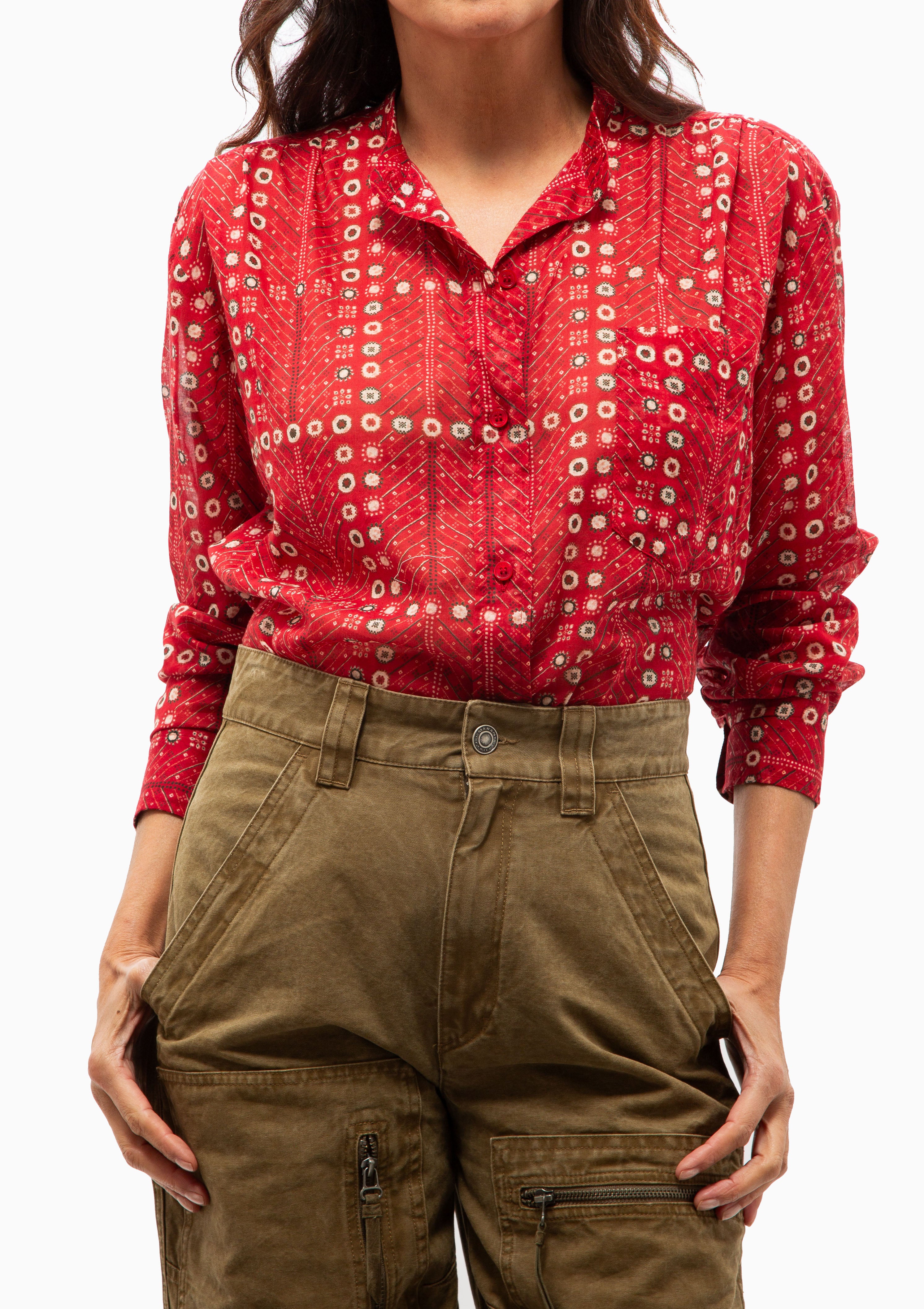 Mexica Blouse | Red