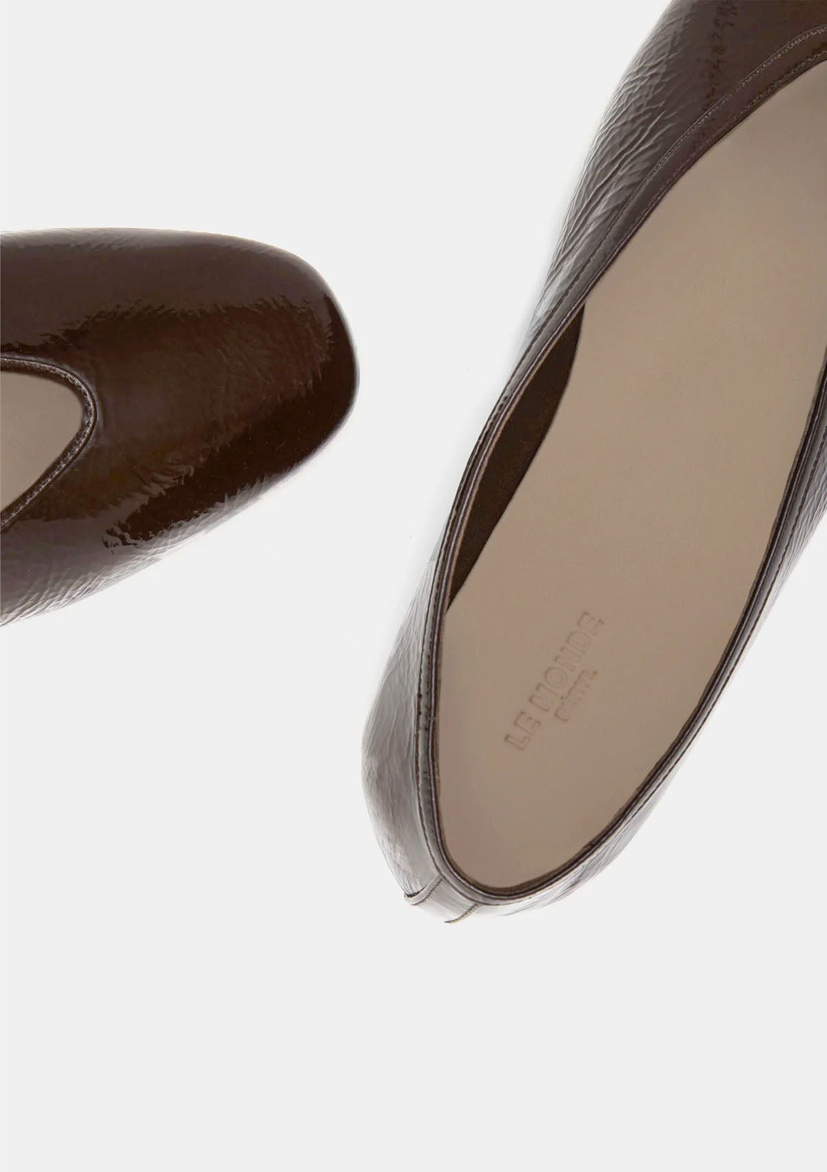 Luna Slipper | Chocolate Patent Leather