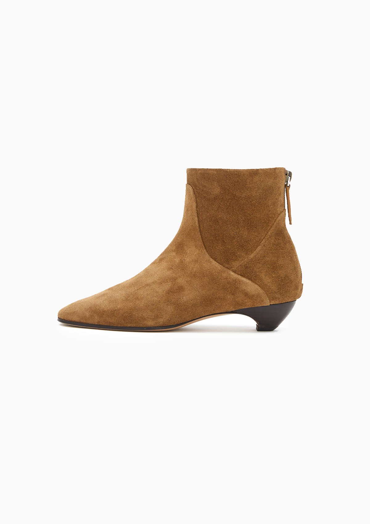 Allegra Ankle Boot | Taupe Suede