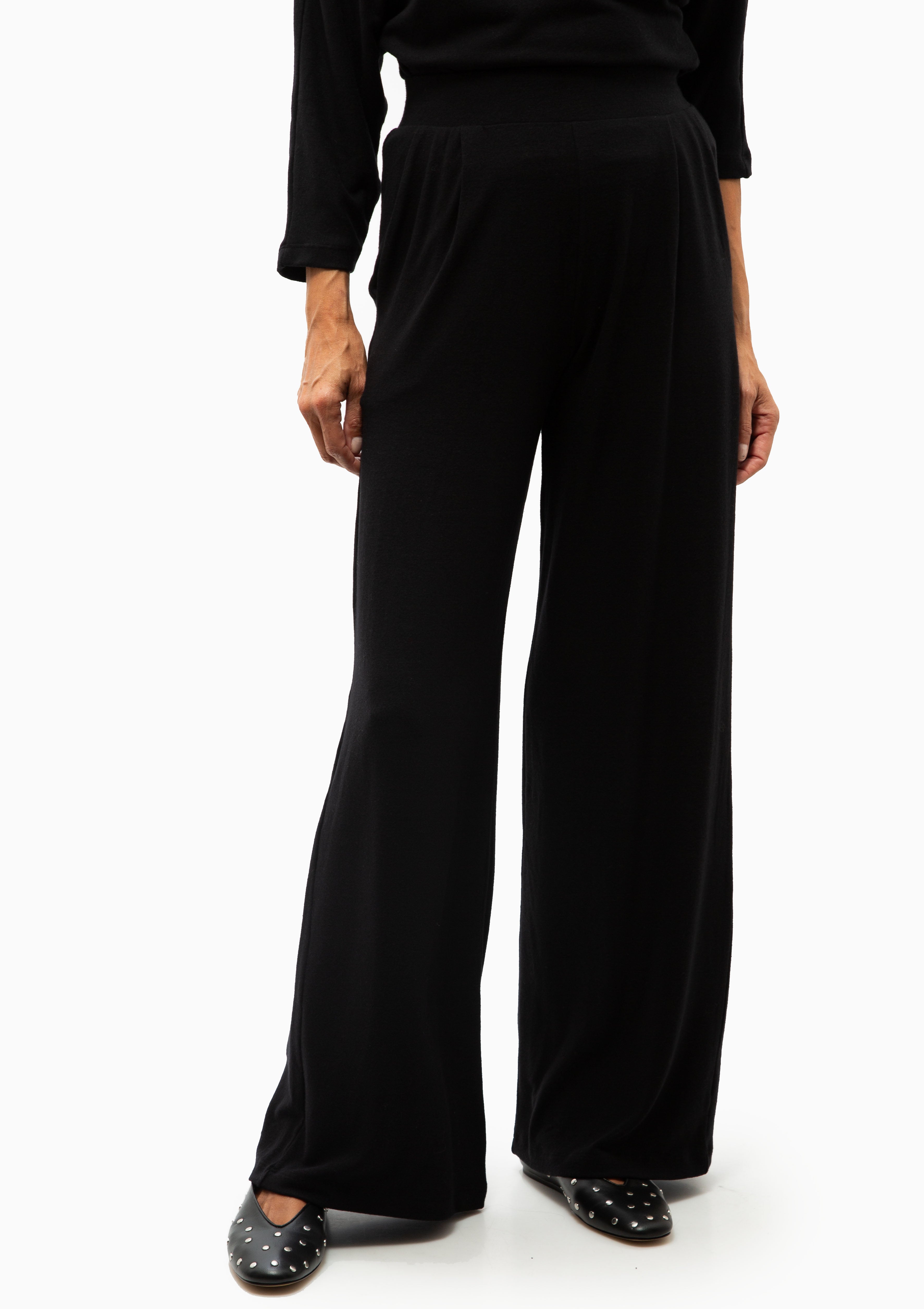 Lauren Pleated Pocket Pant | Black