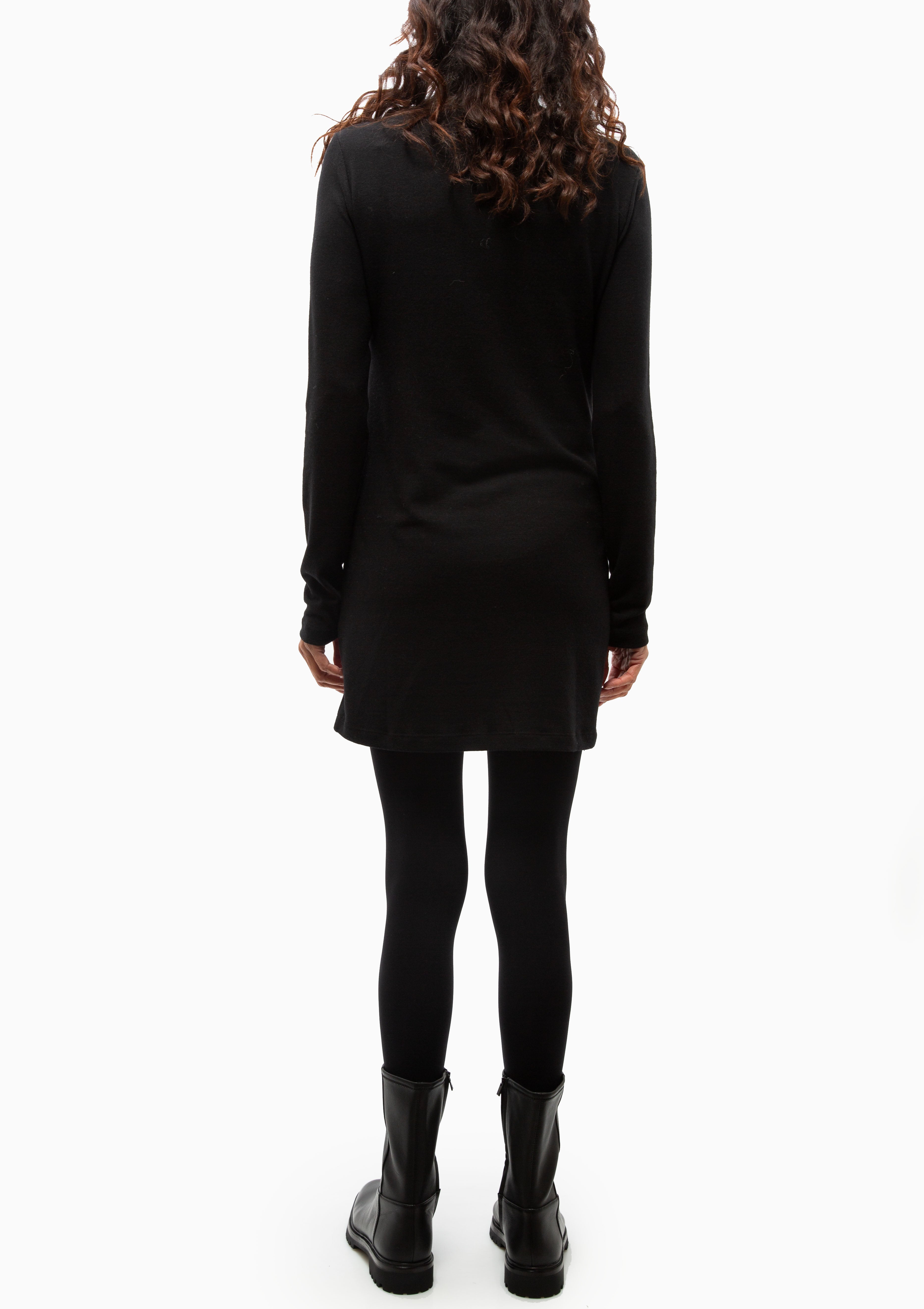 Lauren Turtleneck Dress | Black