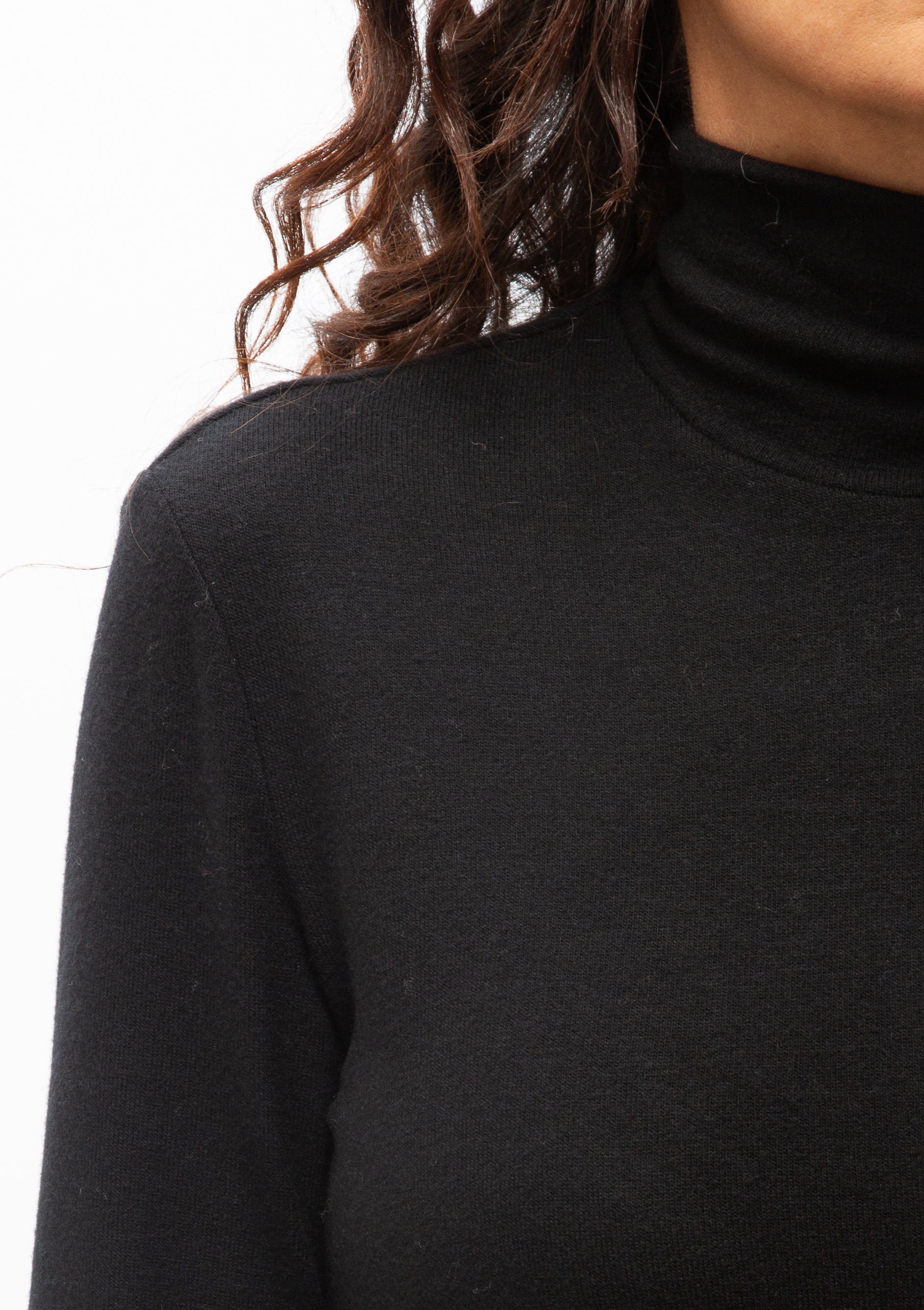 Lauren Turtleneck Dress | Black