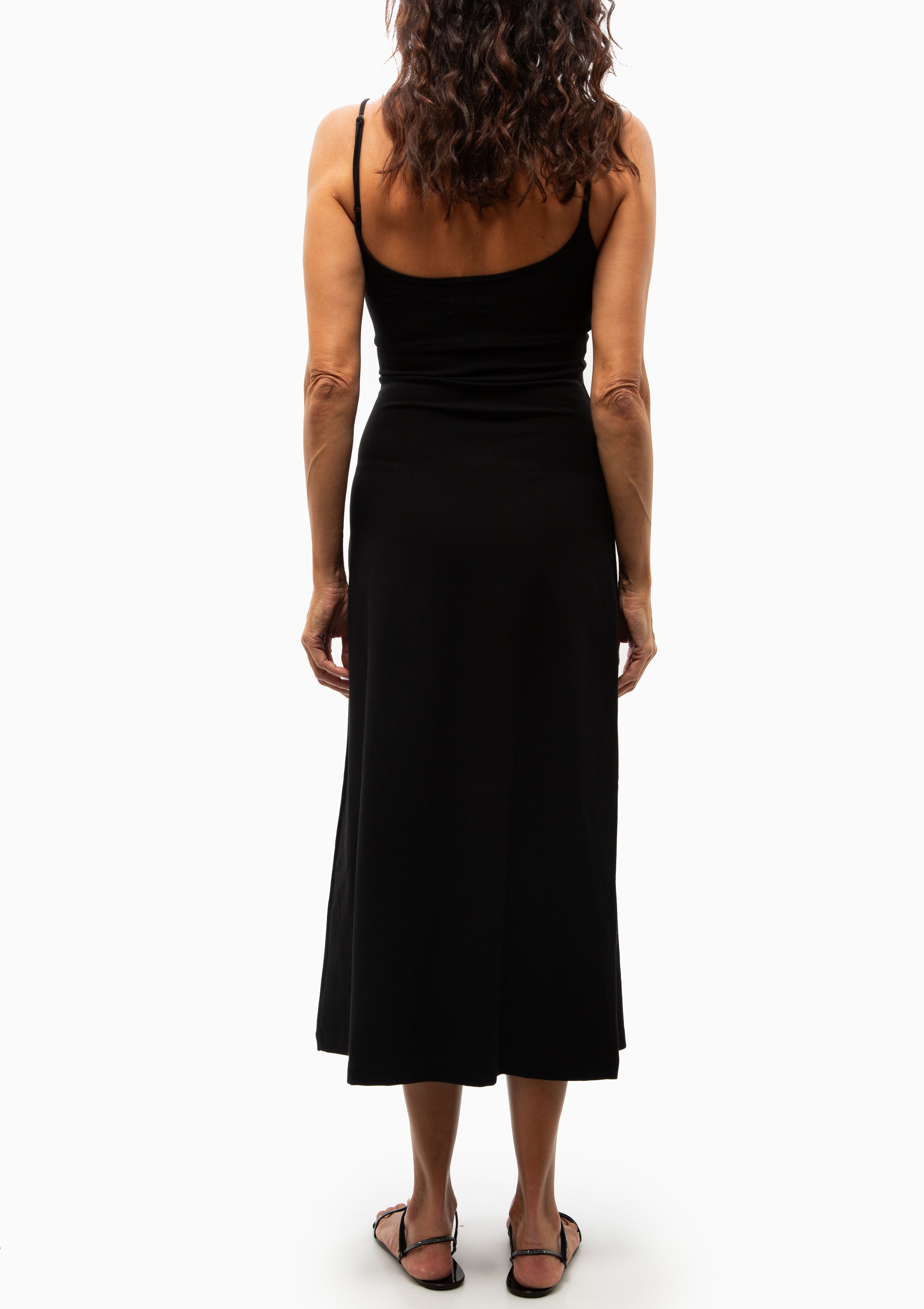 Rio Maxi Tank Dress | Black