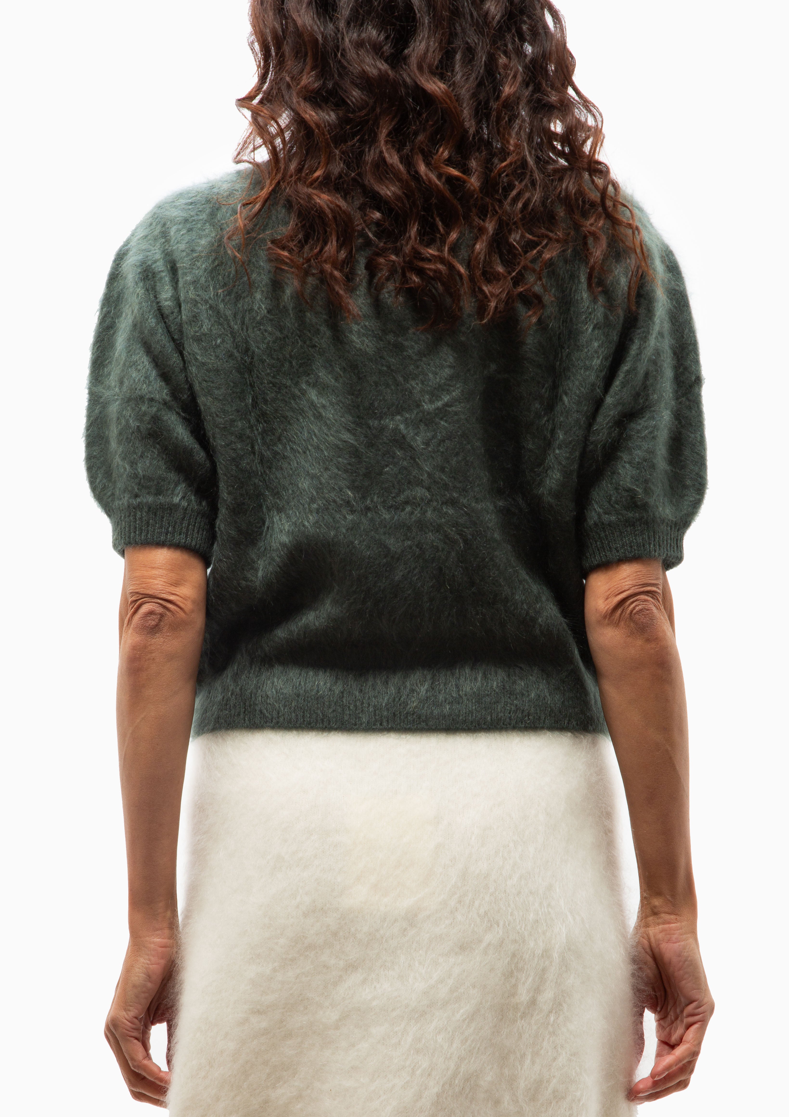 Juniper Sweater | Olive Brushed