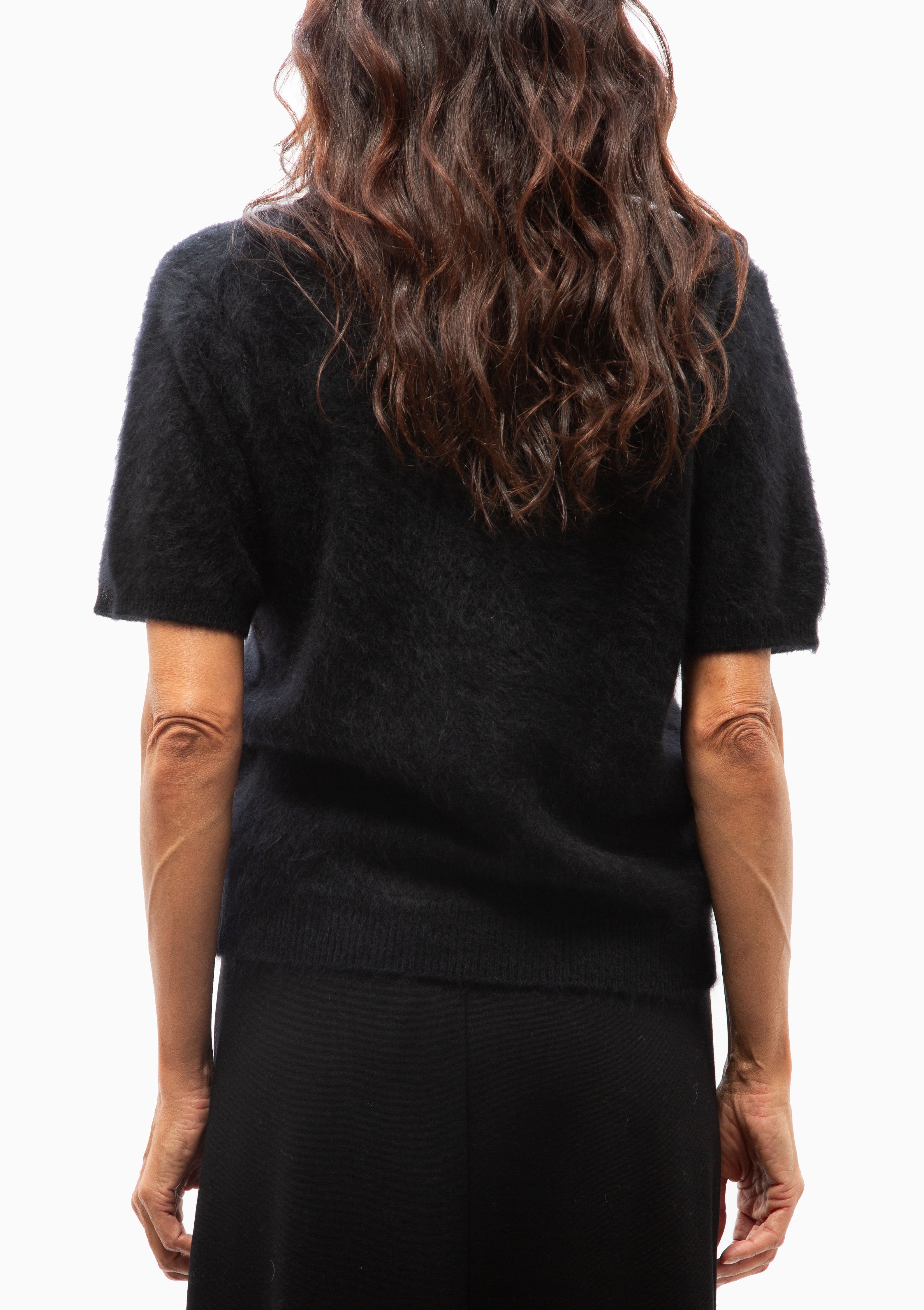 Lovisa T-Shirt | Black Brushed