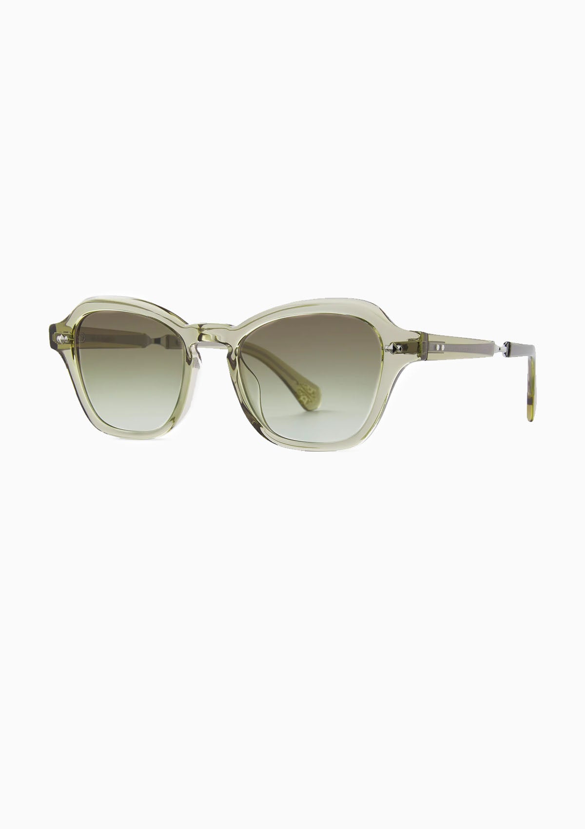 Rell Femme S Sunglasses | Olivine-Platinum/Semi-Flat Fern Gradient