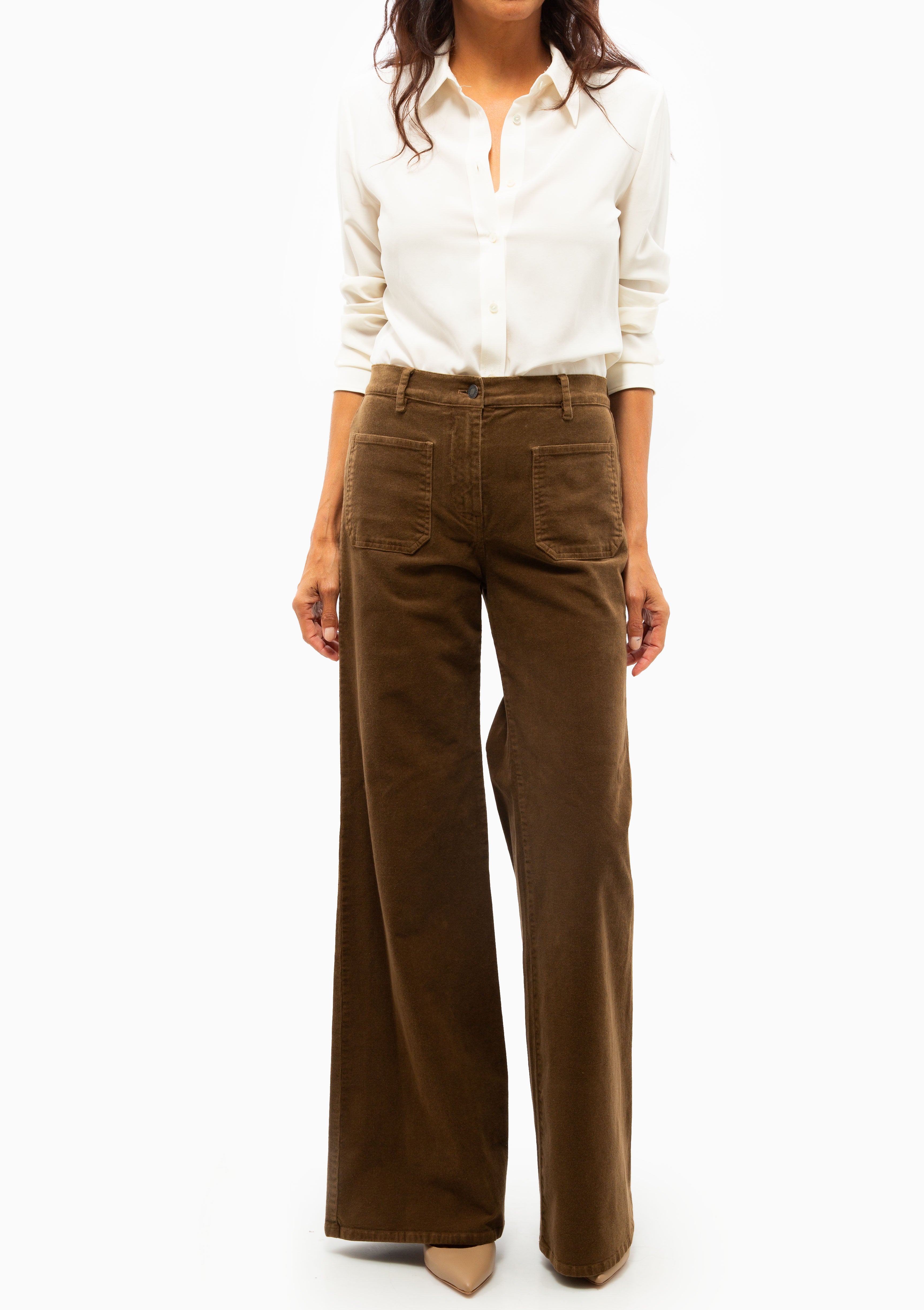 Florence Pant | Cigar Brown