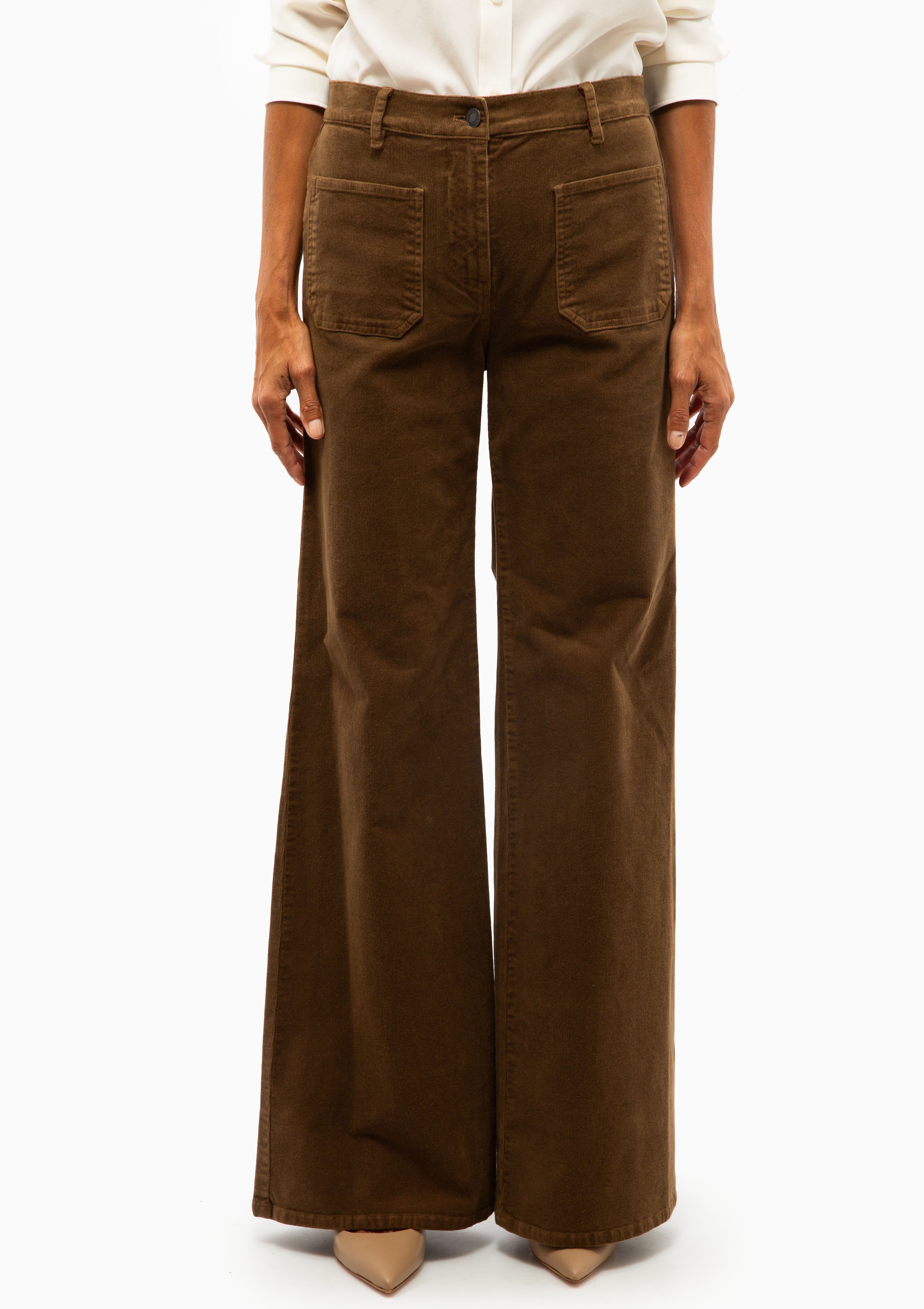 Florence Pant | Cigar Brown