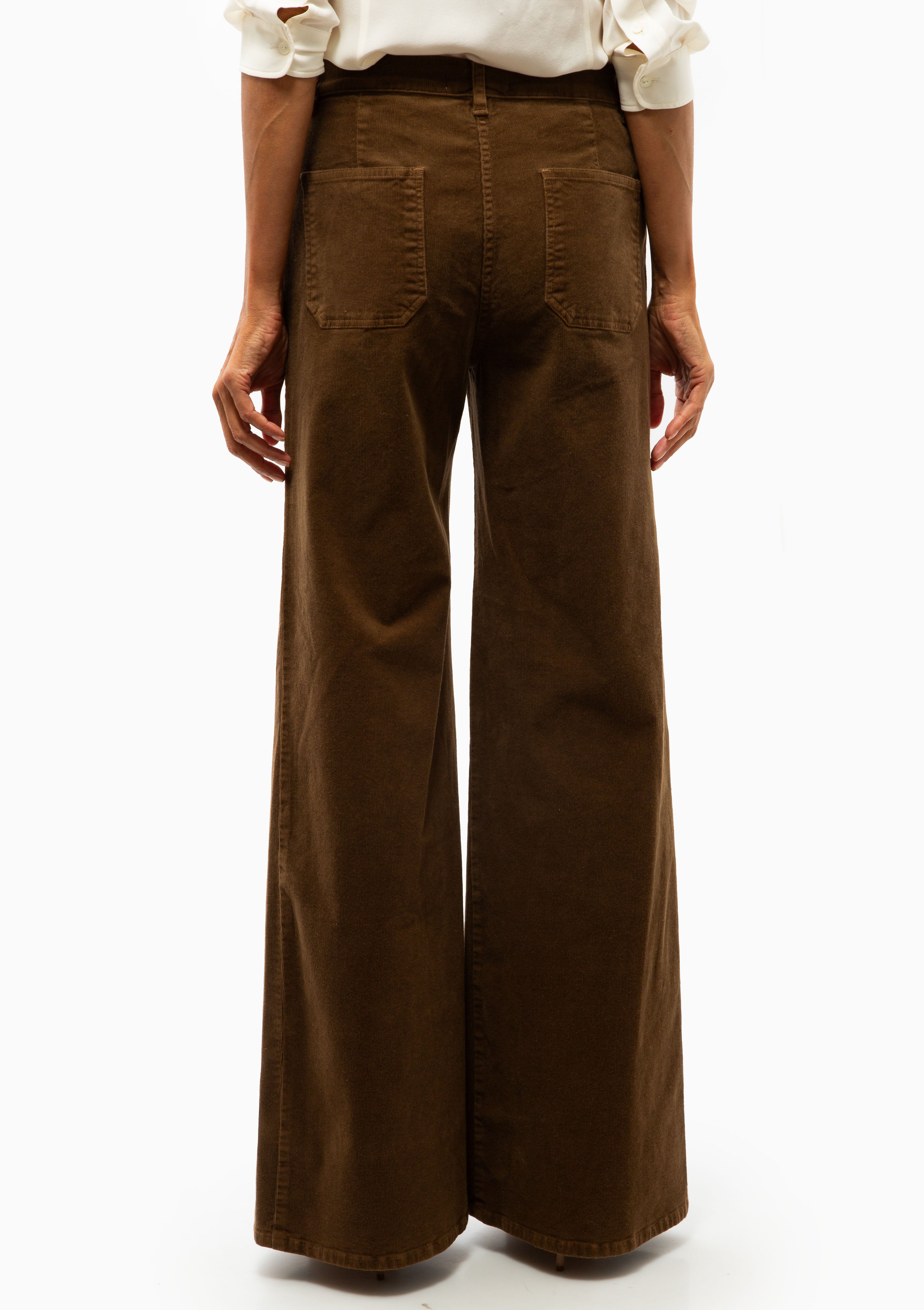 Florence Pant | Cigar Brown