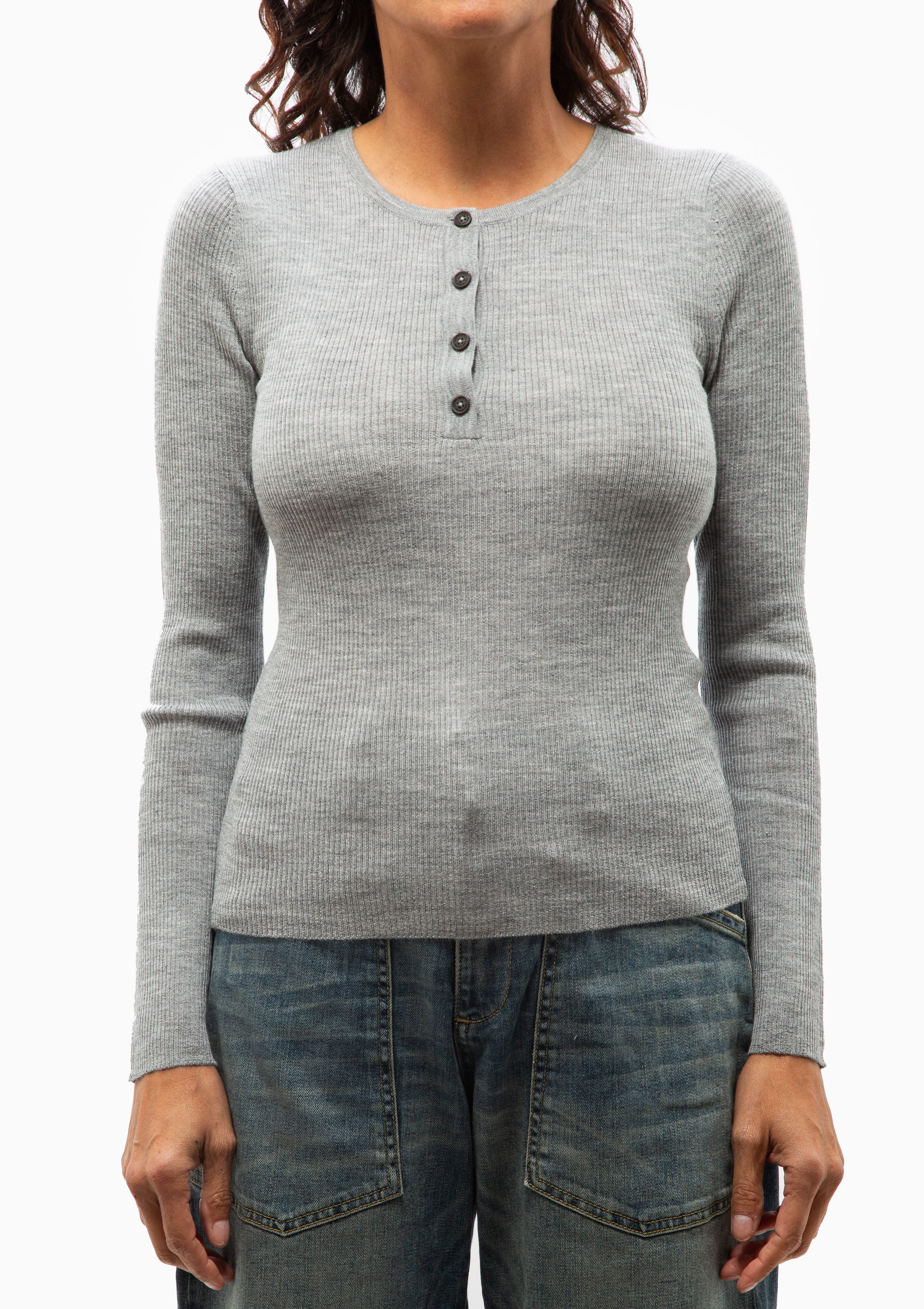 Klarise Sweater | Medium Grey Melange