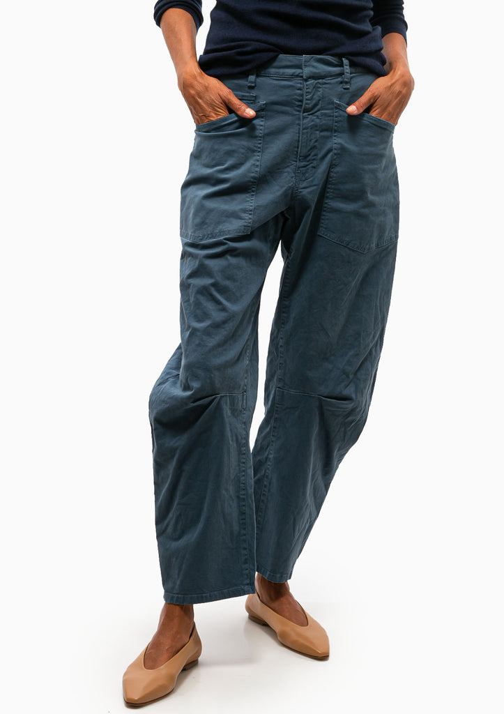 Men's Smart Stretch Chino in Cadet Blue - Woodies Clothing