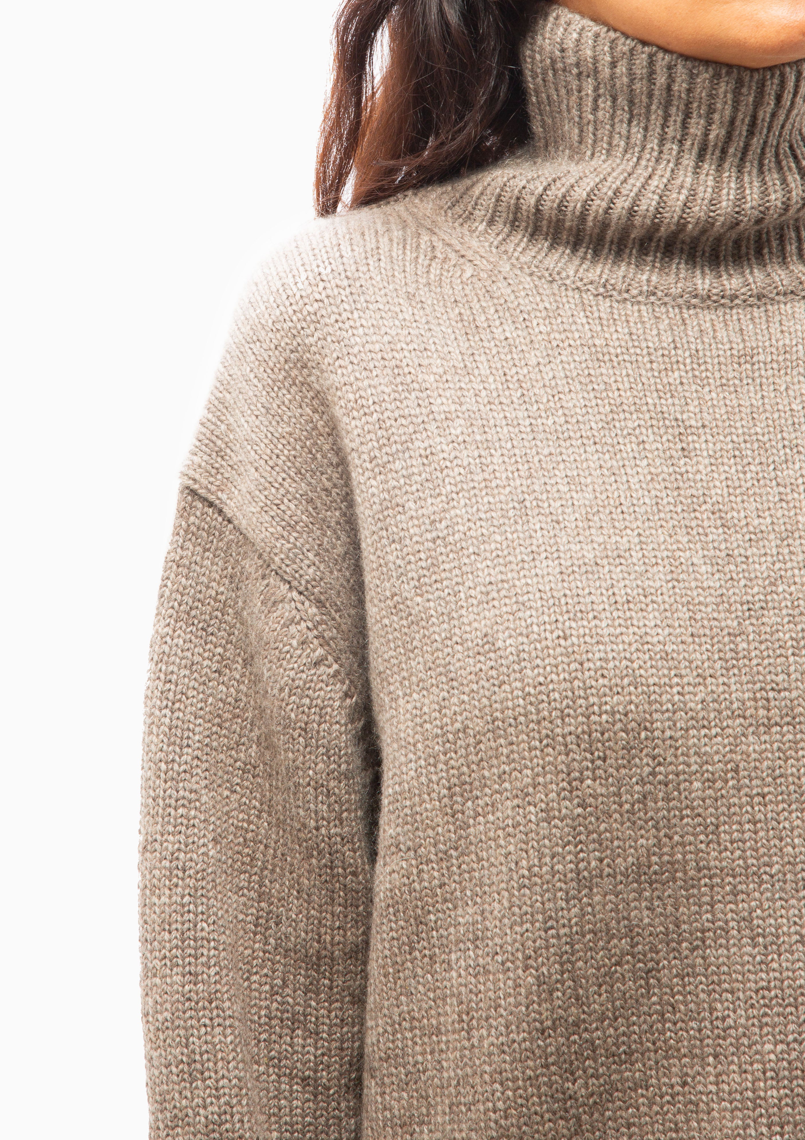 Tabitha Sweater | Peat Melange