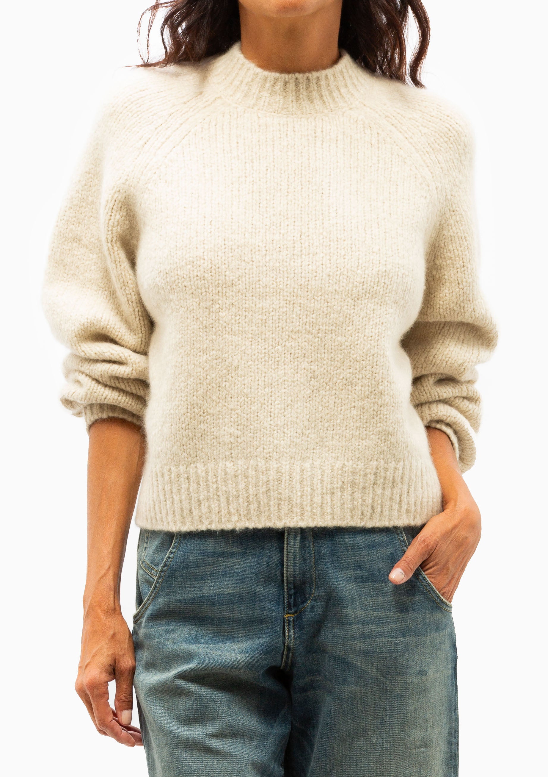 Tomaso Sweater | Beige Melange