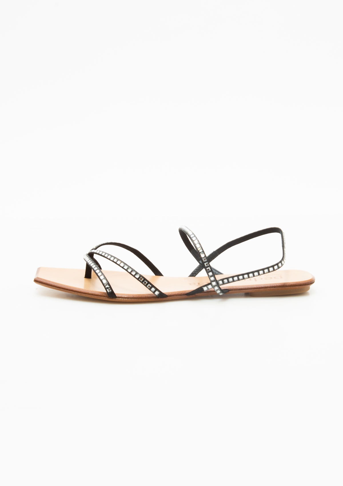 Valda Sandal | Black Satin