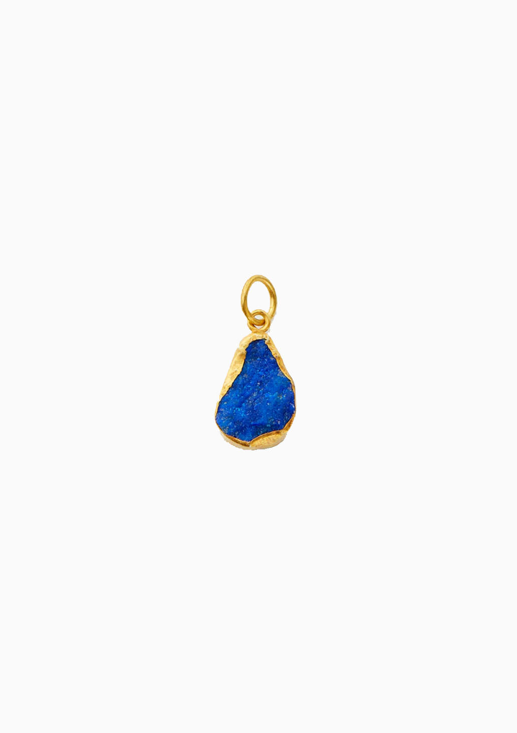 18kt Gold Vermeil PSTM Afghanistan Linked in Love Hamsa Pendant | Lapis