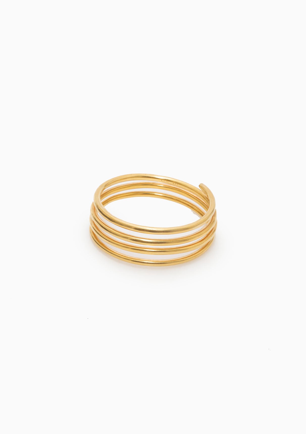 18kt Gold Vermeil PSTM Afghanistan Linked in Love Large Wrap Bangle | Gold