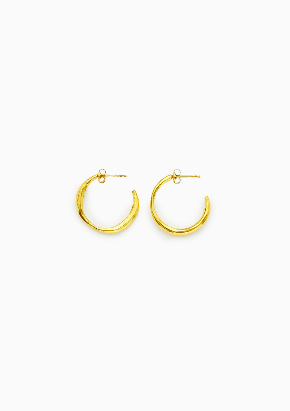 18kt Gold Vermeil PSTM Afghanistan Linked in Love Rabica Small Hoop Earrings | Gold