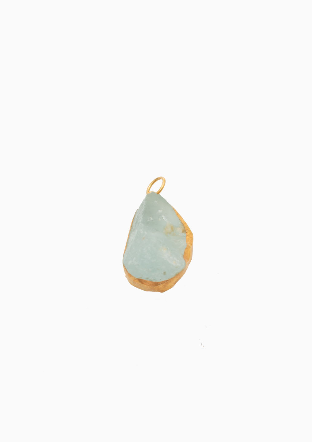 18kt Gold Vermeil PSTM Afghanistan Linked in Love Suhaila Pendant | Aquamarine