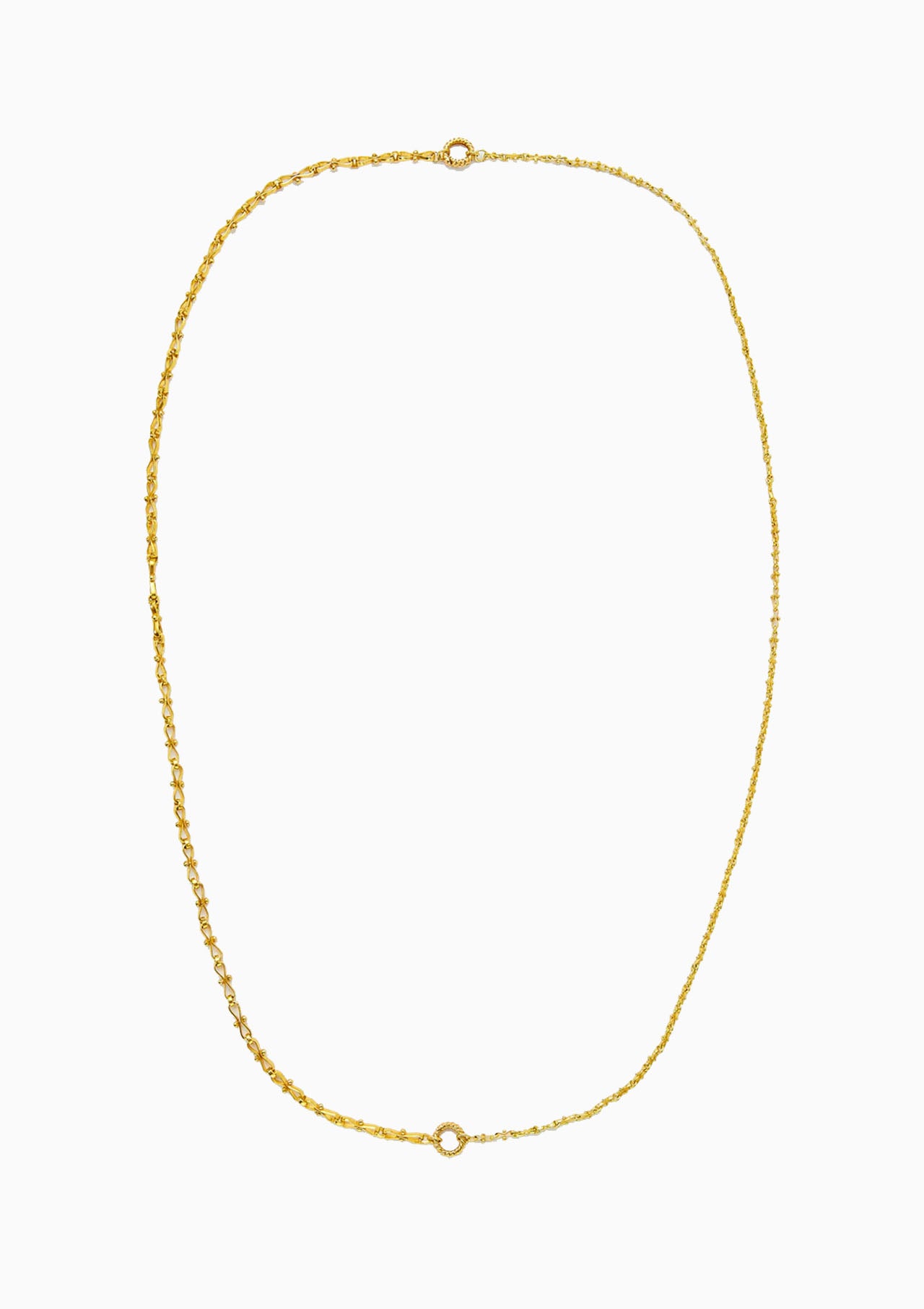 18kt Gold Vermeil PSTM Afghanistan Linked in Love Fariha Double Chain | Gold