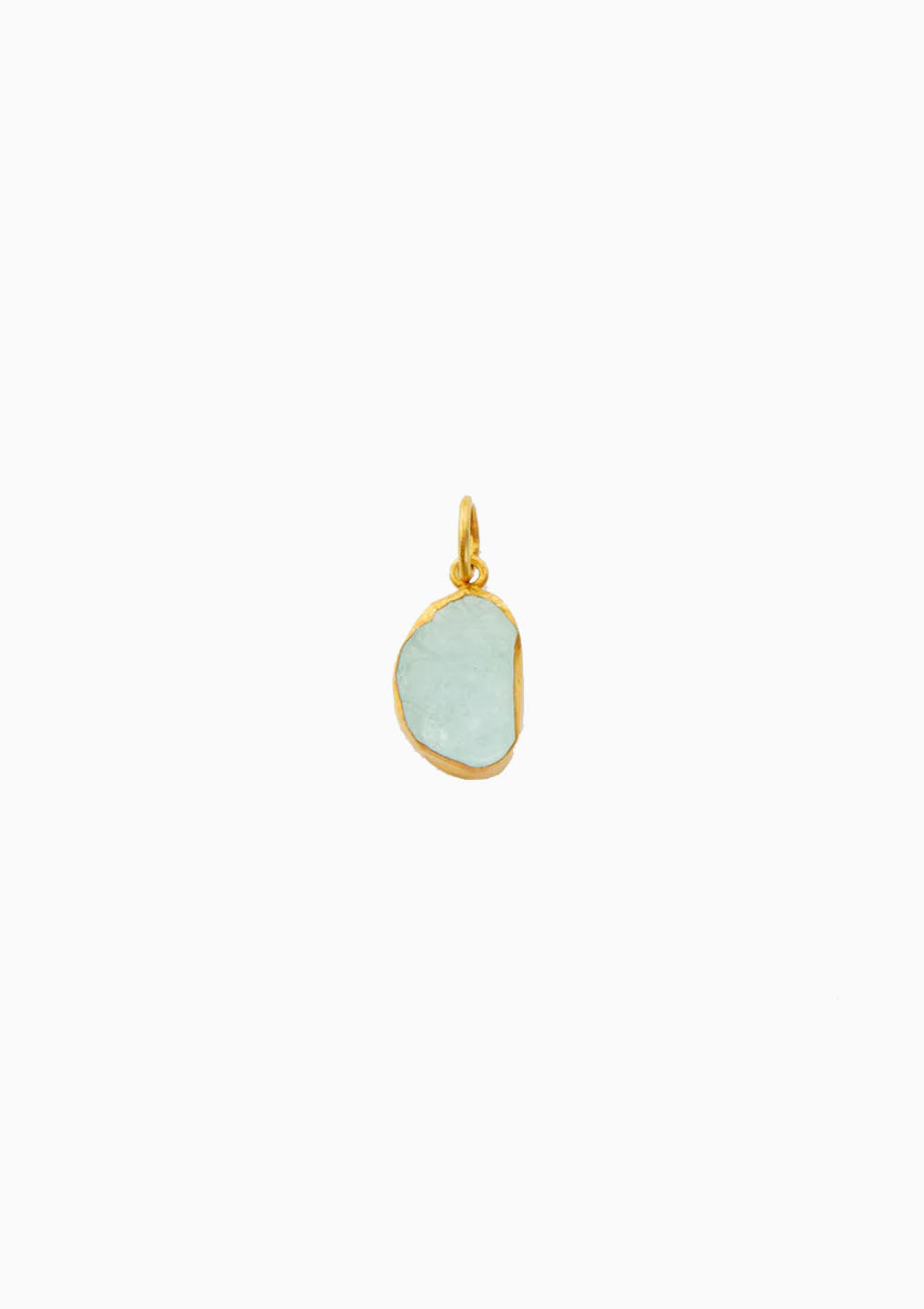 18kt Gold Vermeil PSTM Afghanistan Linked in Love Sumaya Pendant | Aquamarine