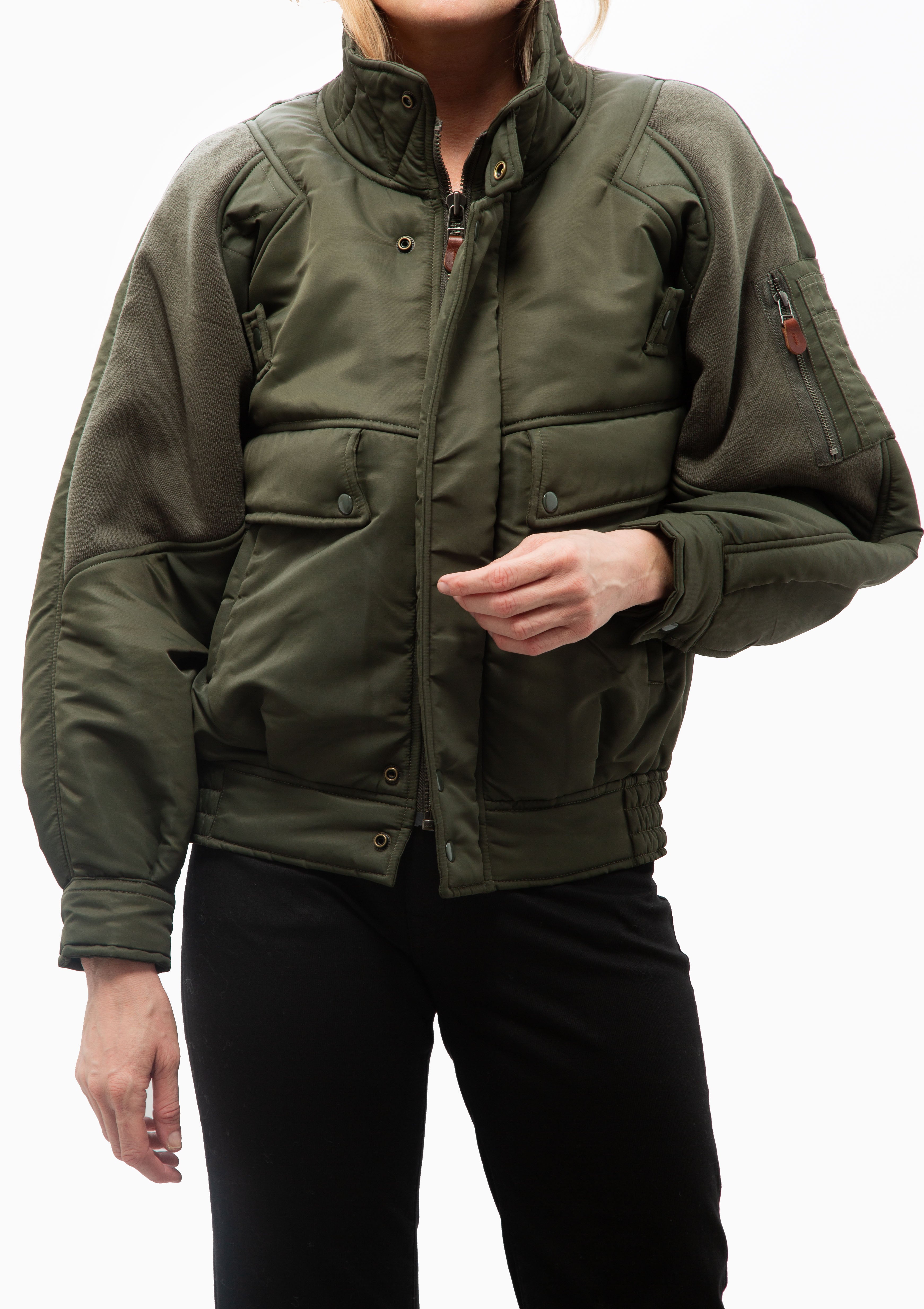 Ribbed Flight Bomber | Olive