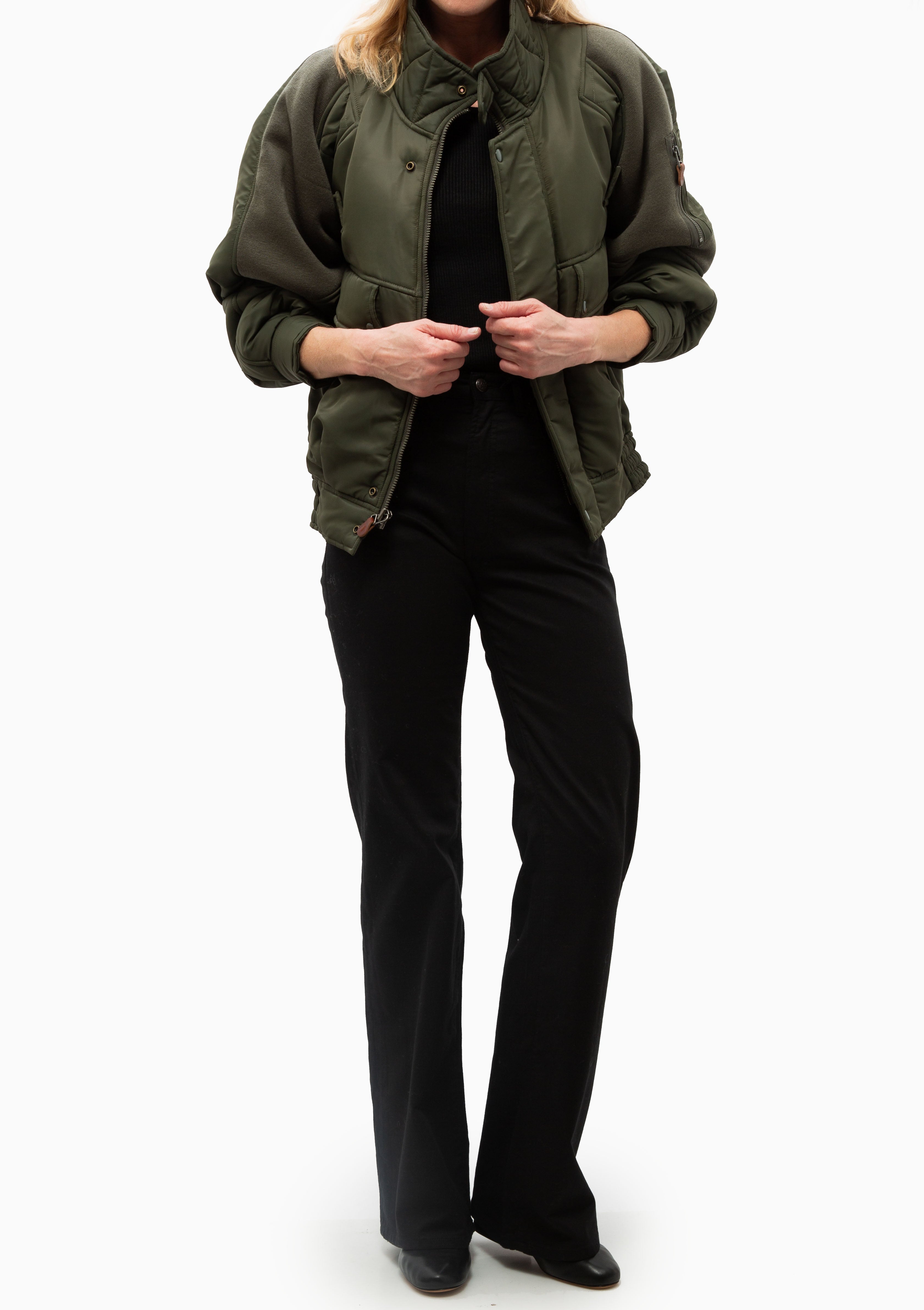 Ribbed Flight Bomber | Olive