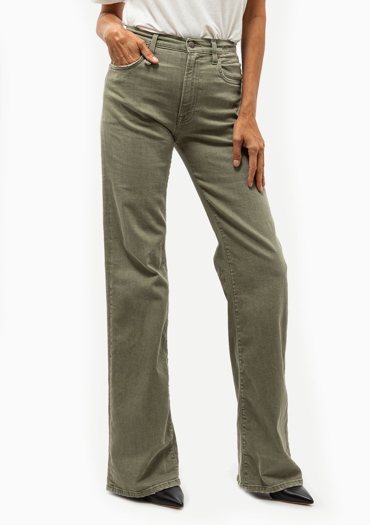 Jane Jean | Olive Green Stretch